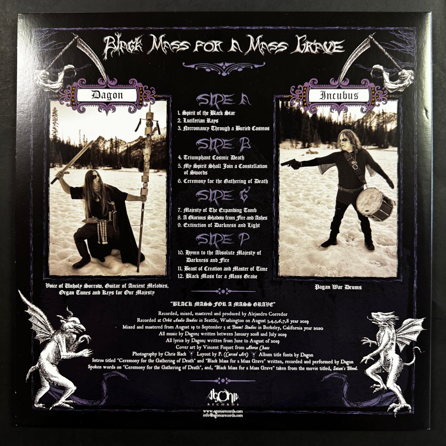 Inquisition - Black Mass for a Mass Grave original double LP (used)