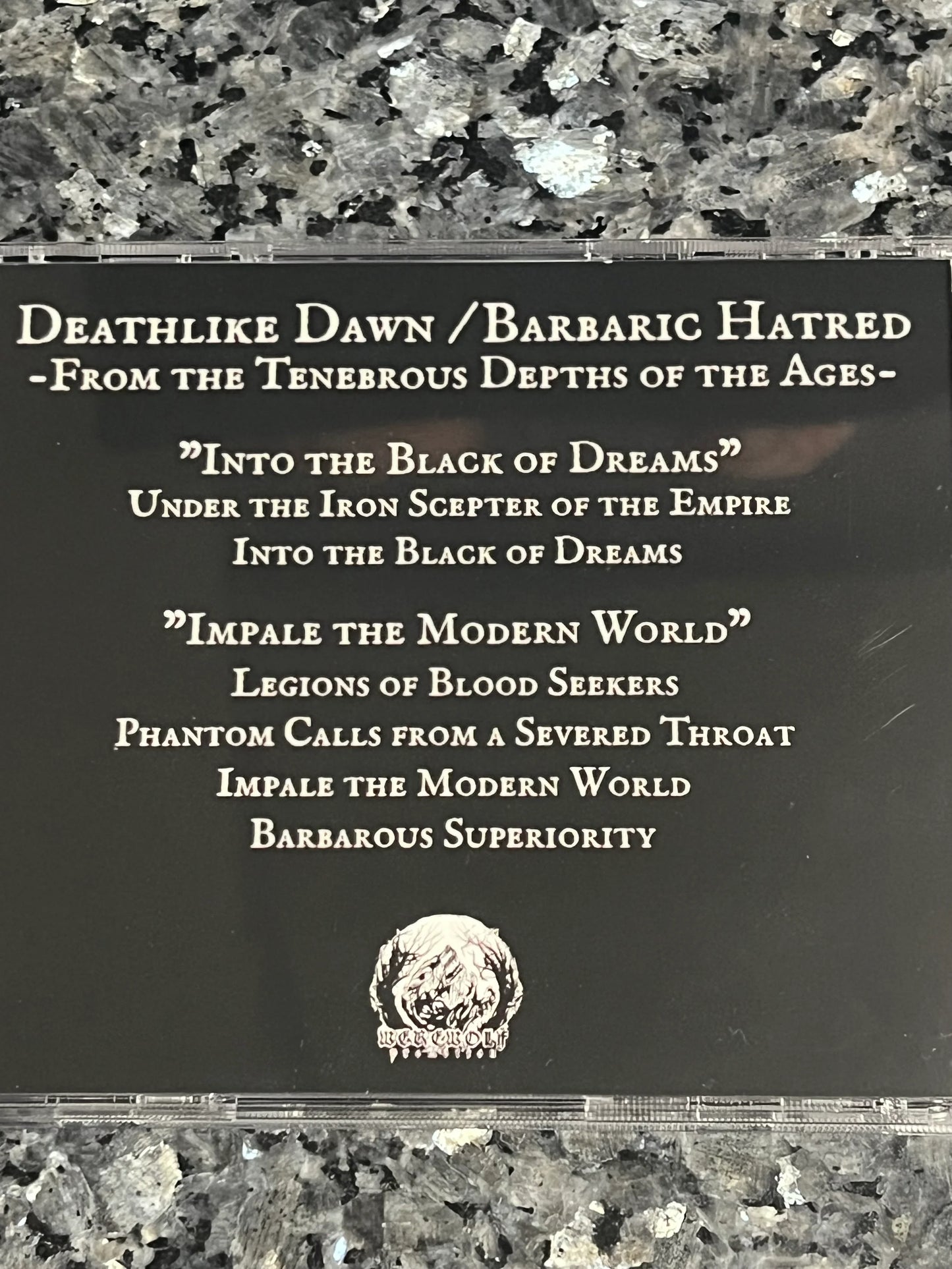 Barbaric Hatred / Deathlike Dawn - From the Tenebrous Depths of the Ages split CD