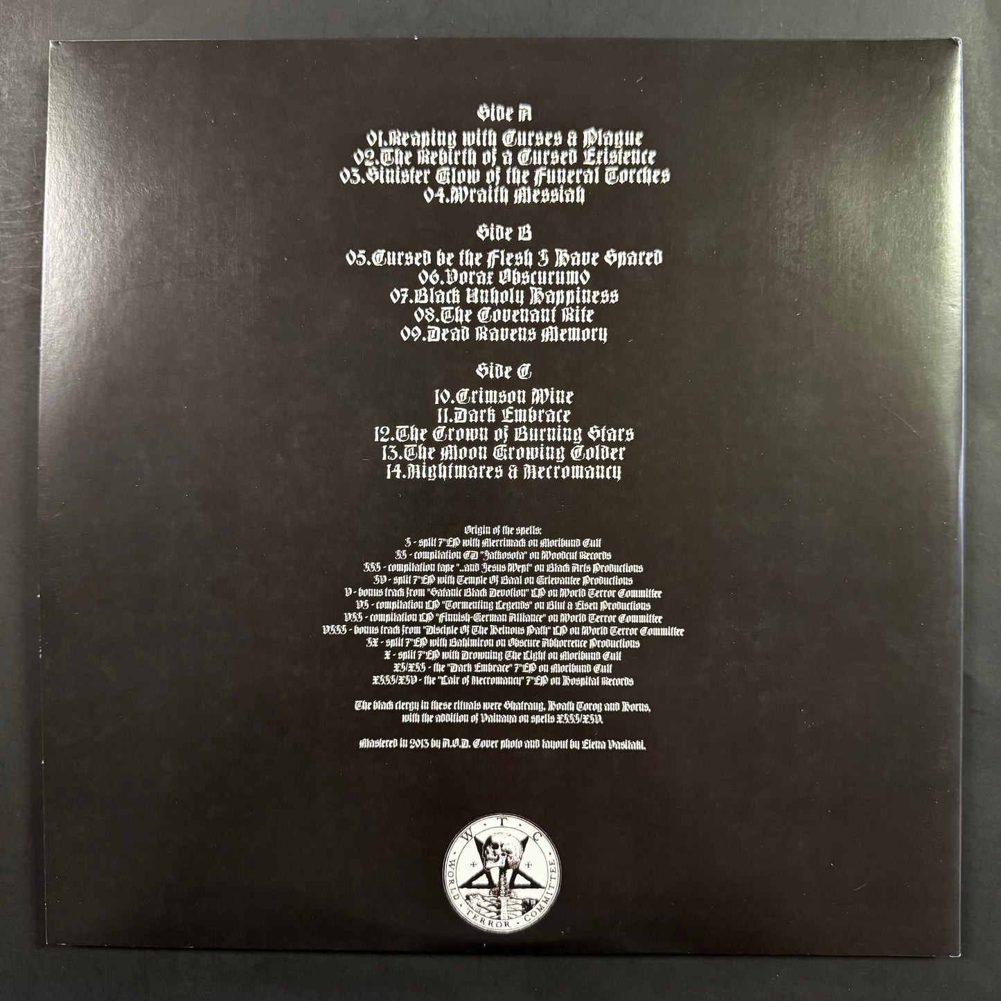 Sargeist – The Rebirth of a Cursed Existence original double LP (used)