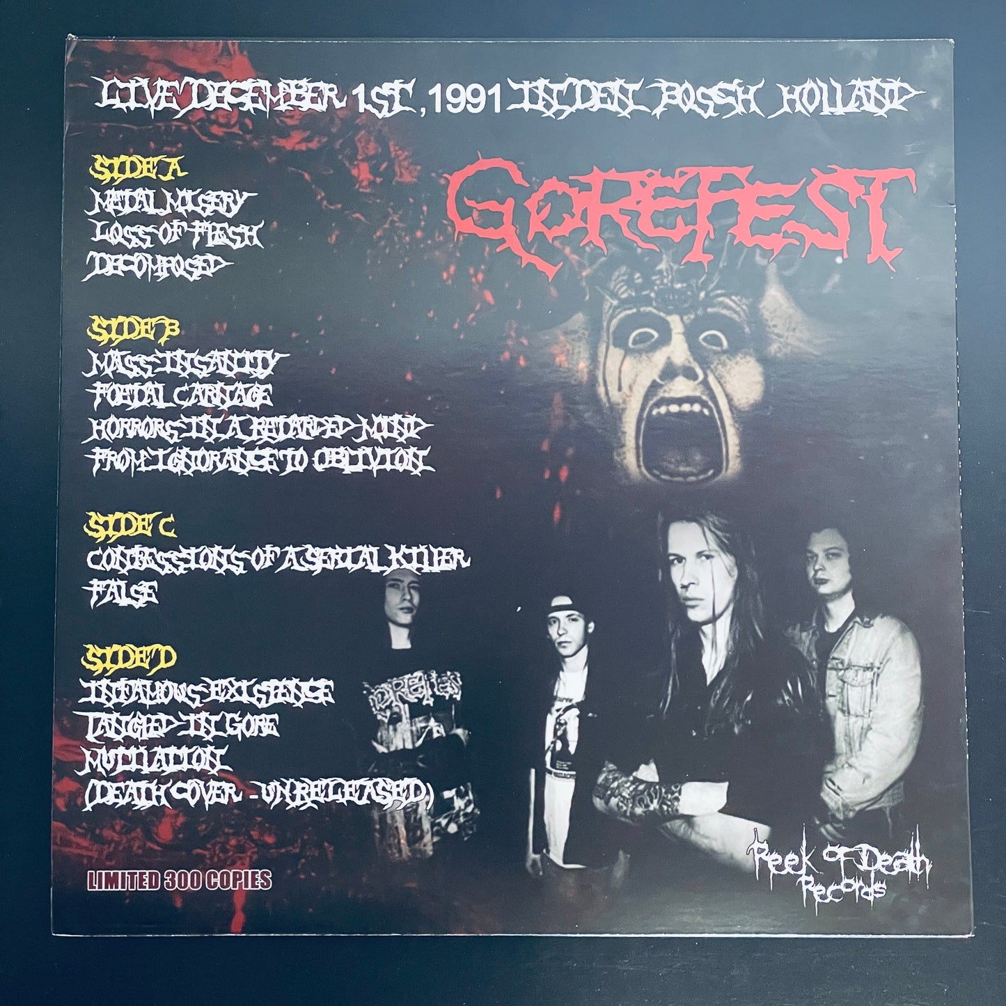 Gorefest - Putrid Stench of Holland's Remains double LP (used)