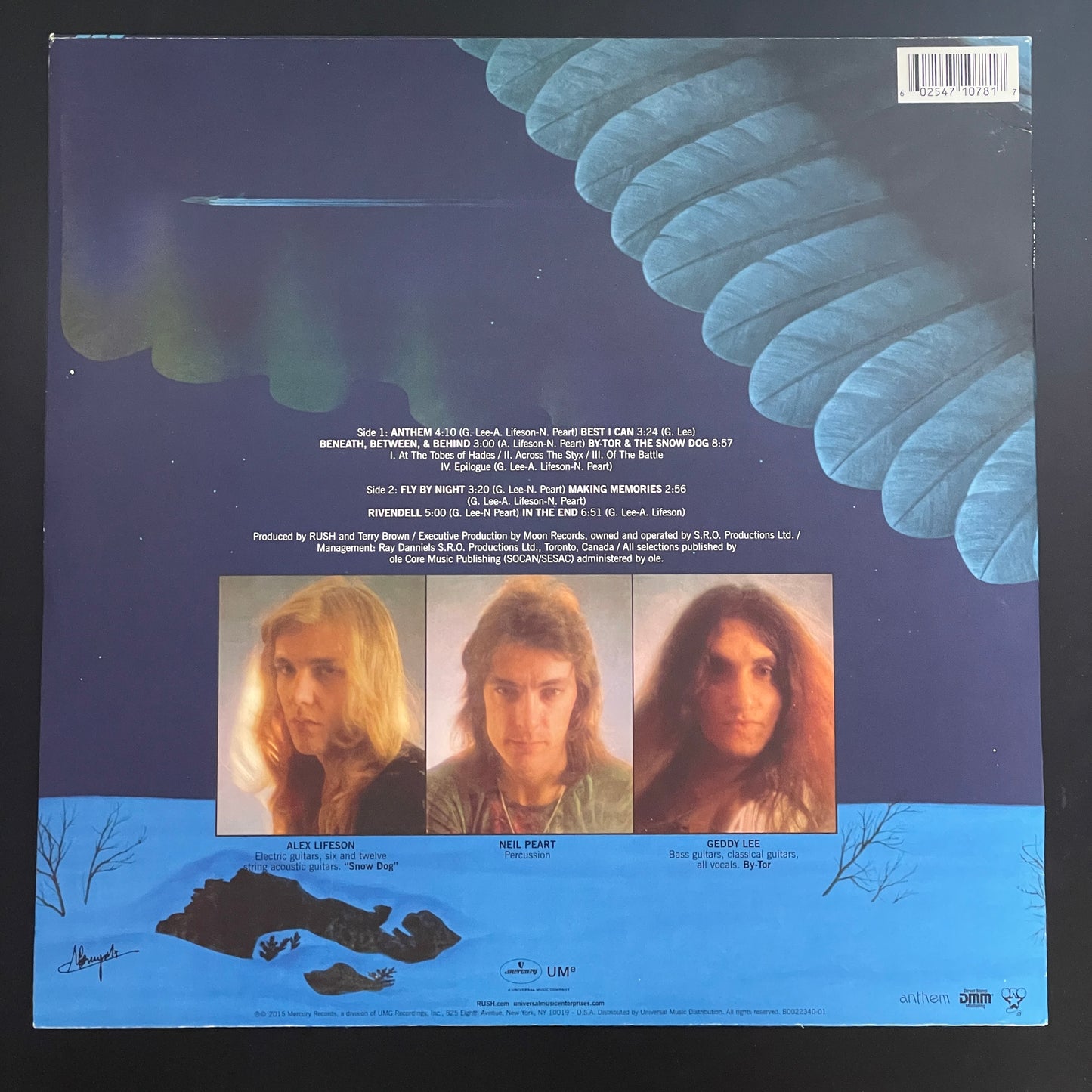Rush - Fly By Night LP (used)