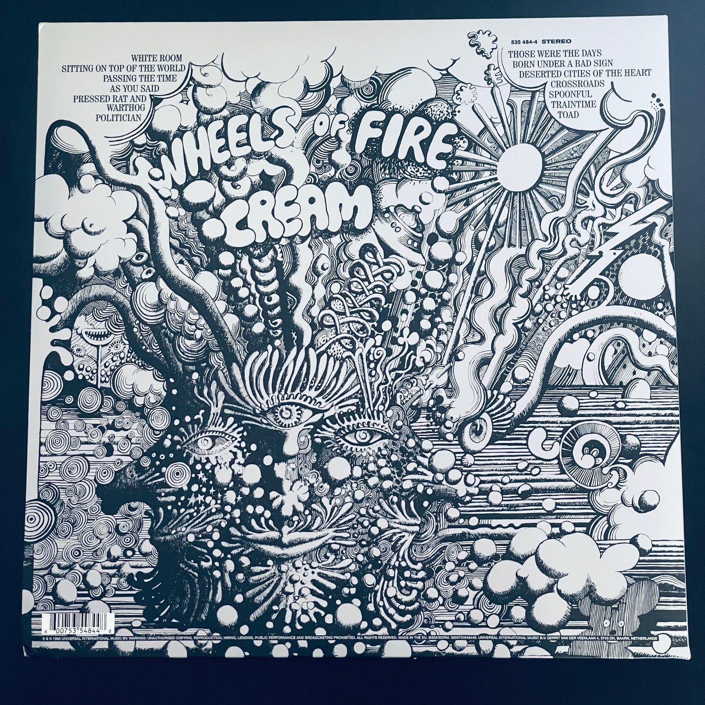 Cream - Wheels of Fire double LP (used)