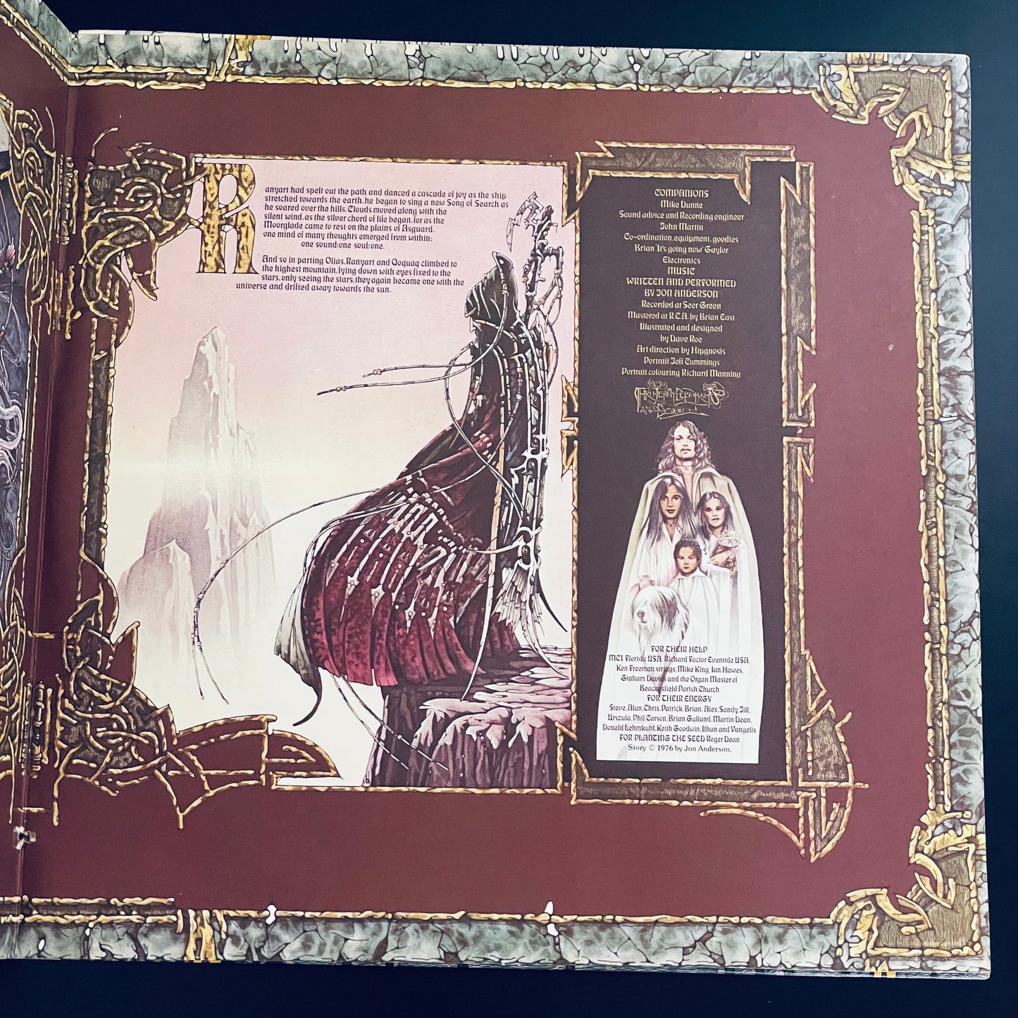 Jon Anderson - Olias Of Sunhillow LP (used)