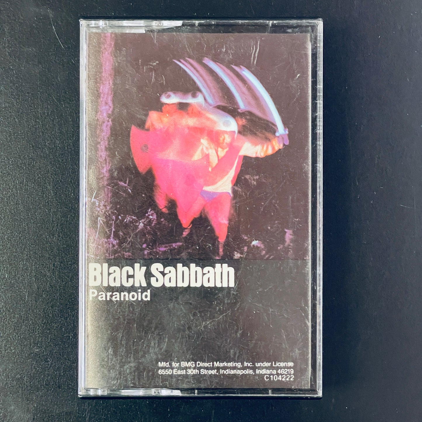 Black Sabbath - Paranoid cassette tape (used)