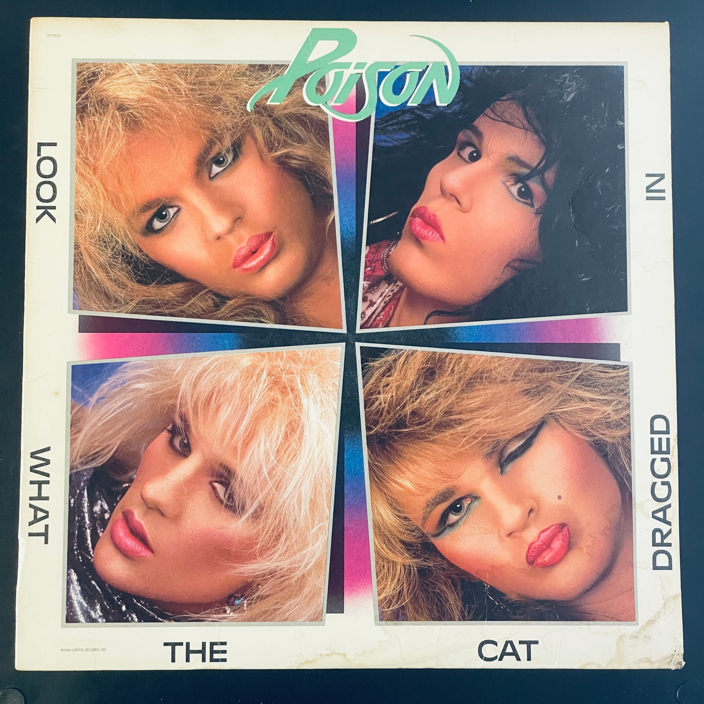 Poison - Look What The Cat Dragged In original LP (used)