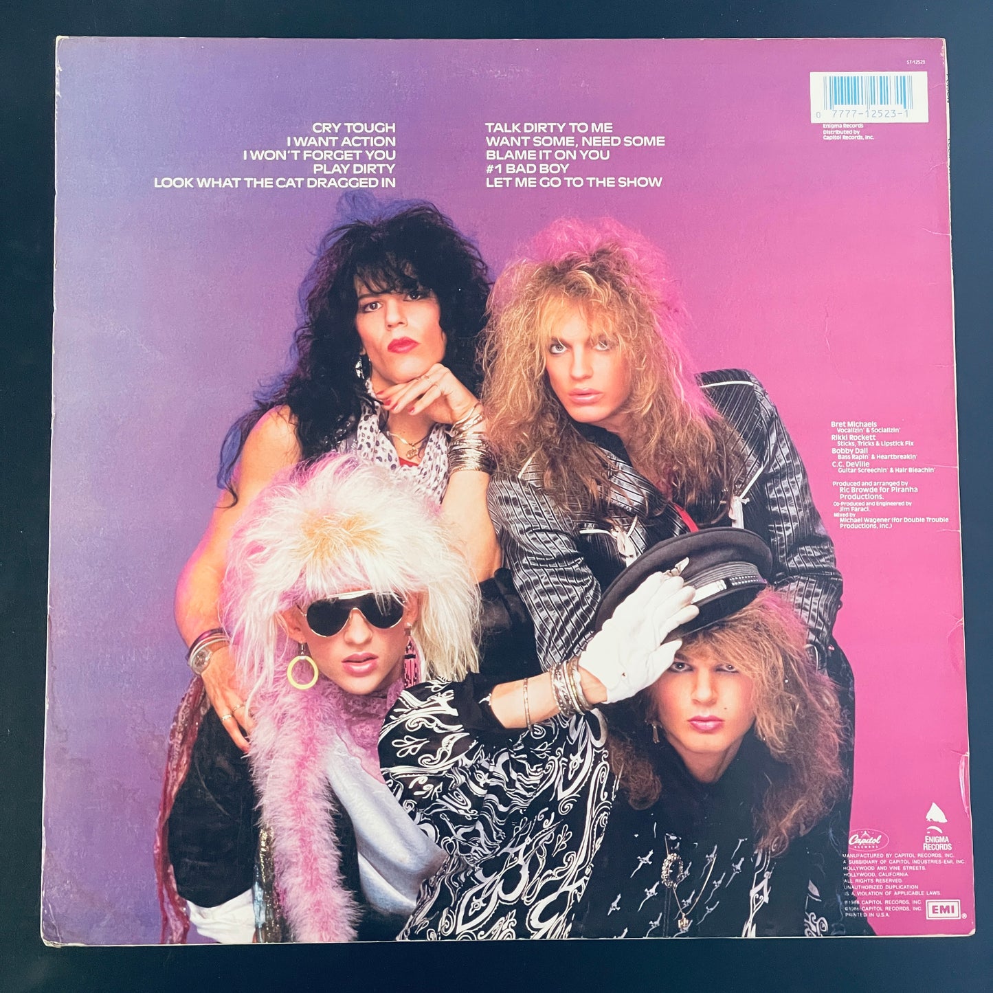 Poison - Look What The Cat Dragged In original LP (used)