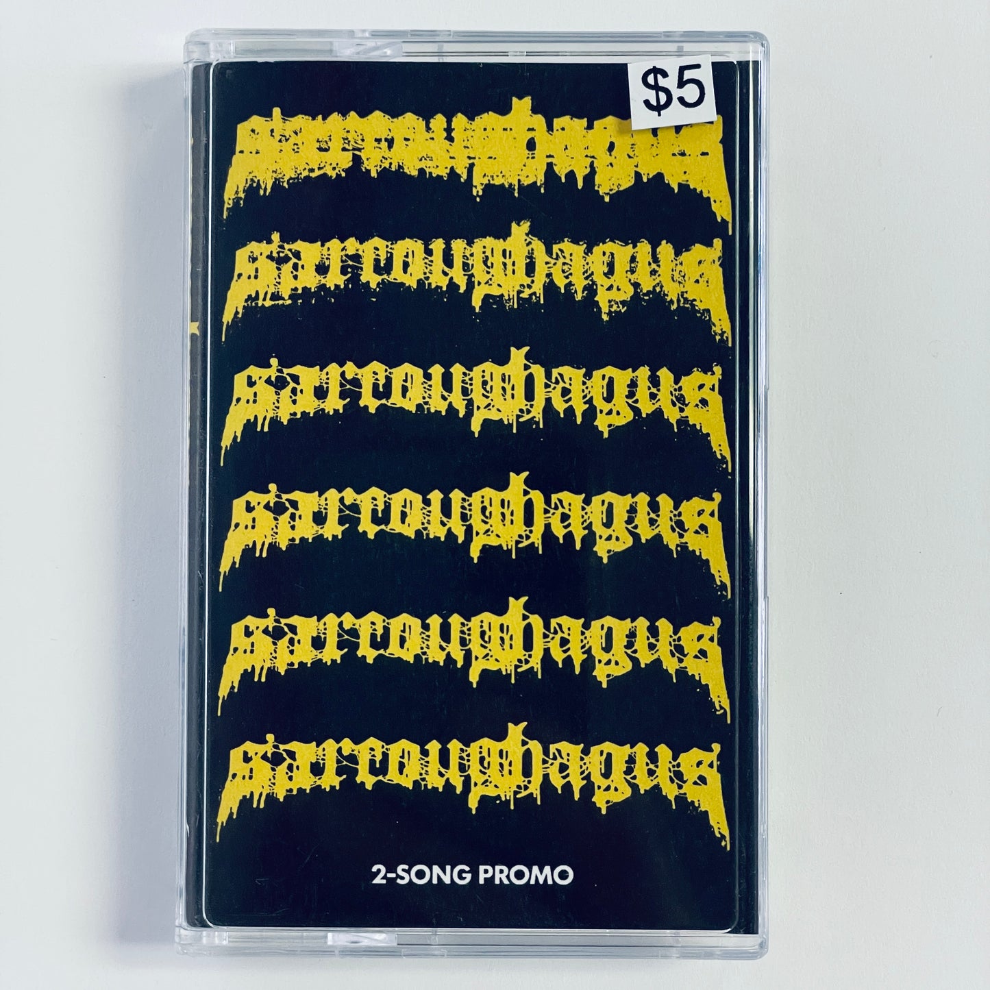 Sarcoughagus ‎– 2-Song Promo cassette tape (used)