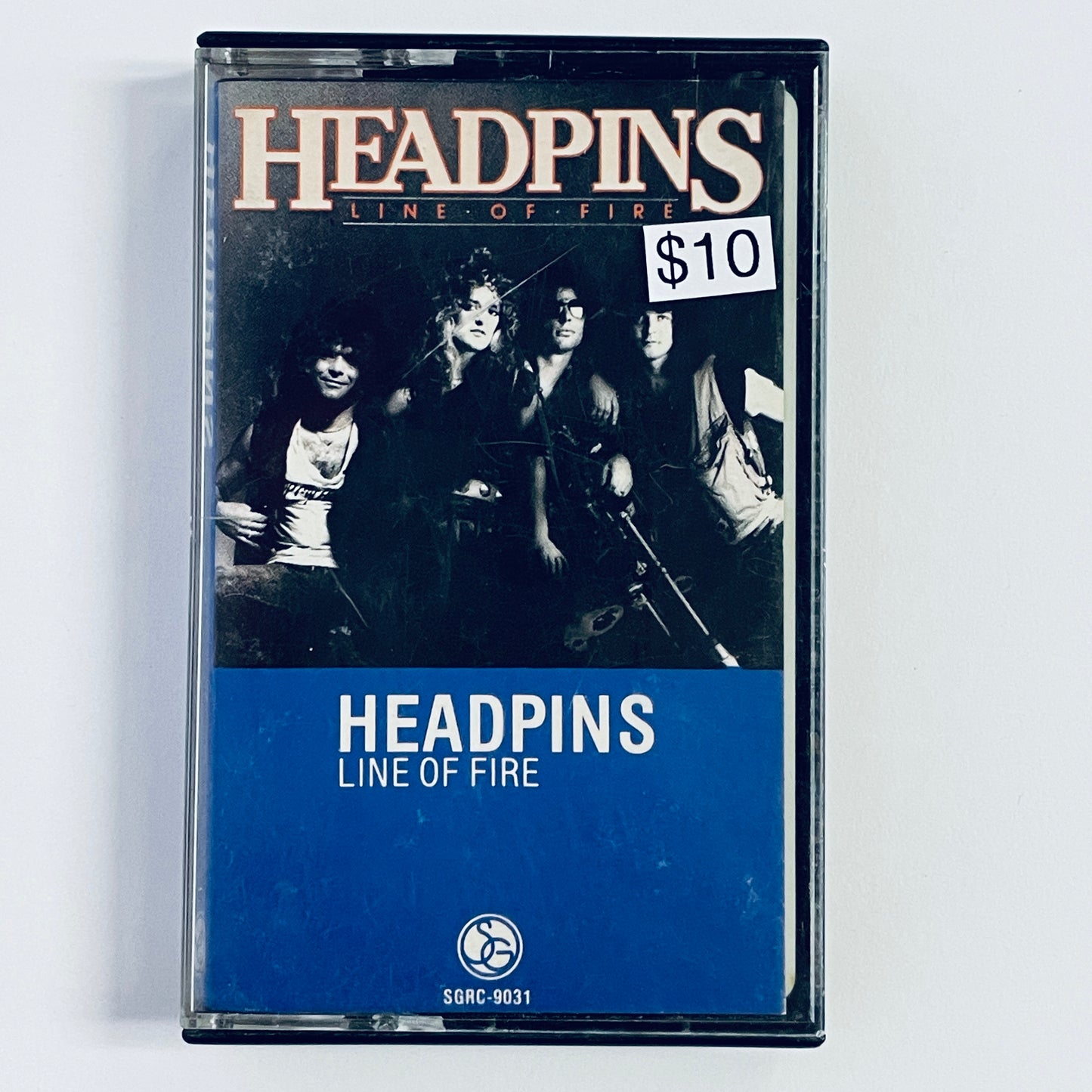 Headpins – Line Of Fire original cassette tape (used)