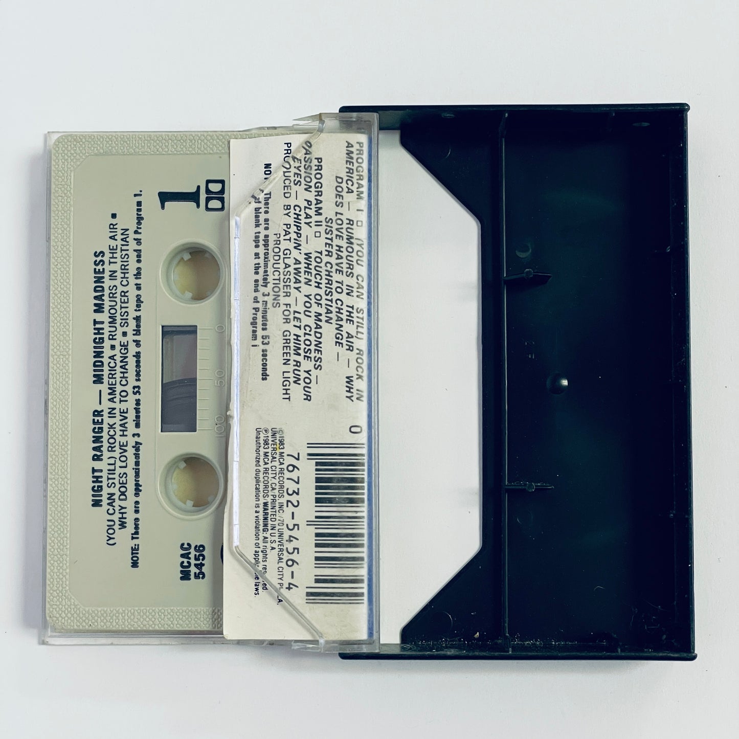 Night Ranger – Midnight Madness original cassette tape (used)