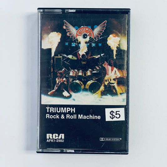 Triumph - Rock & Roll Machine original cassette tape (used)