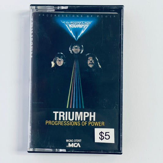 Triumph - Progressions Of Power original cassette tape (used)