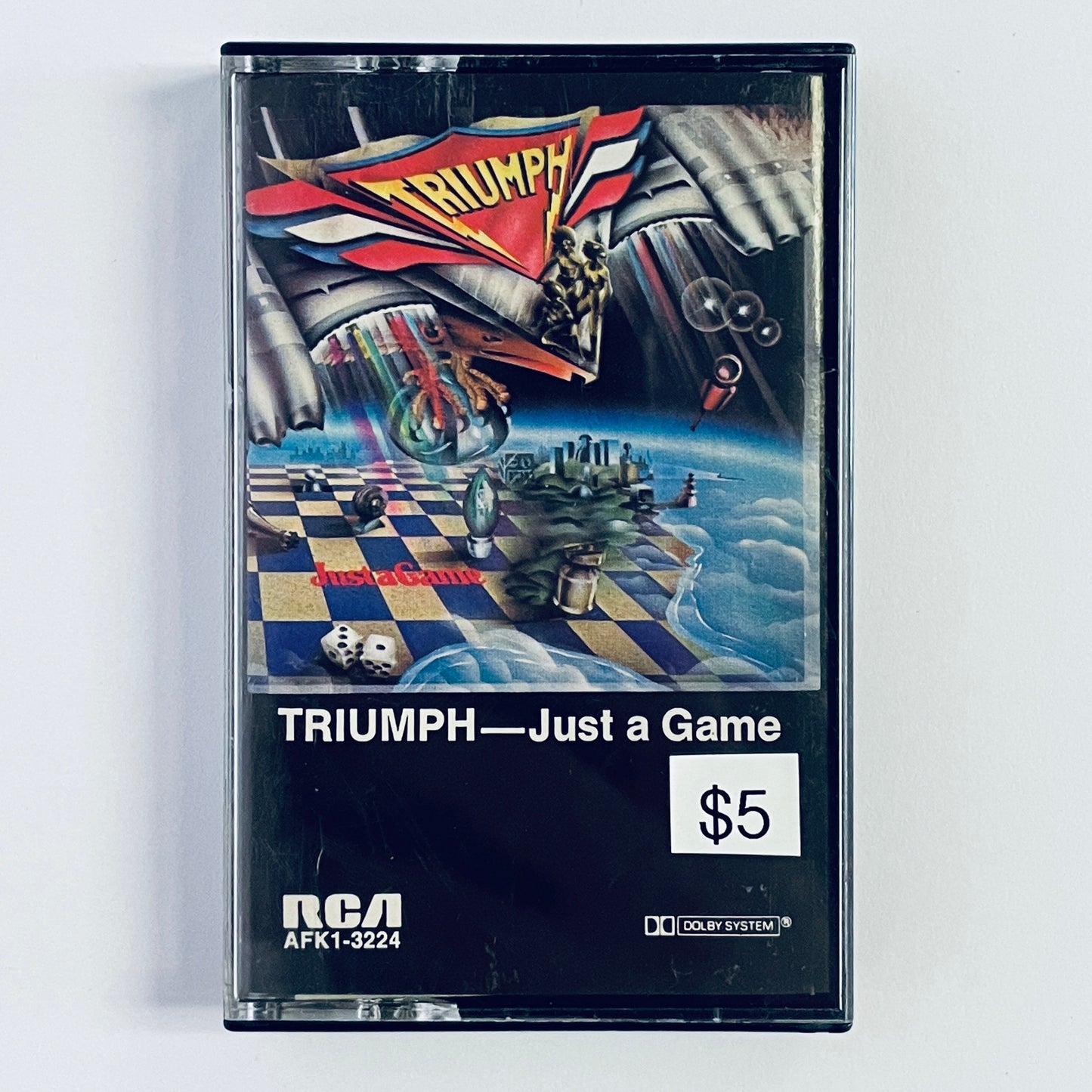 Triumph – Just A Game original cassette tape (used)