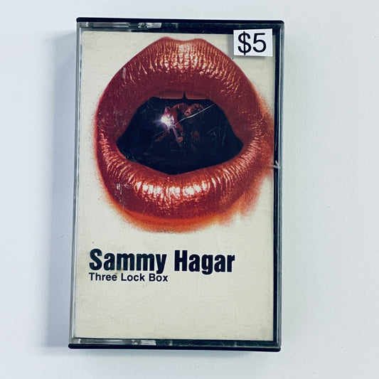 Sammy Hagar – Three Lock Box original cassette tape (used)