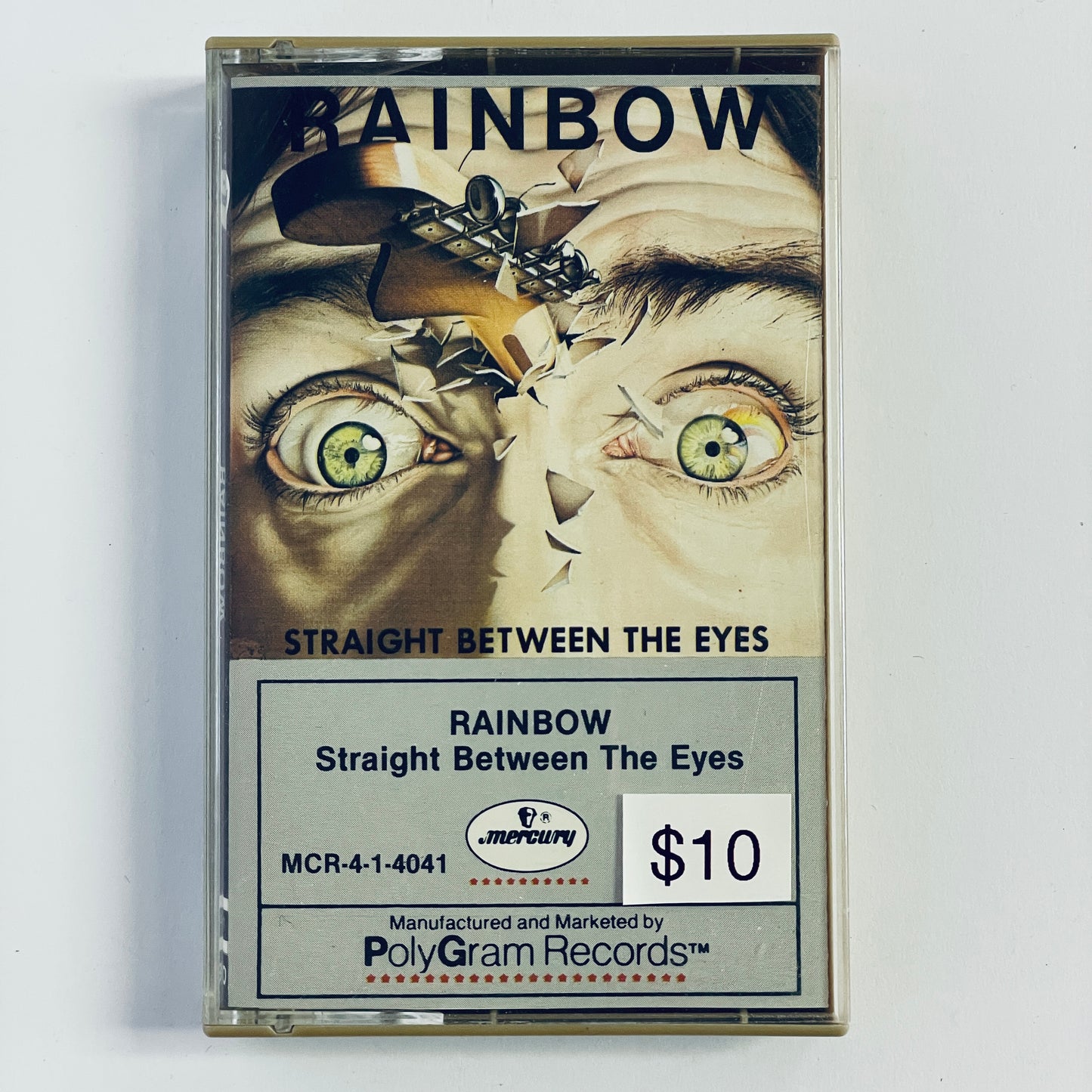 Rainbow – Straight Between The Eyes original cassette tape (used)