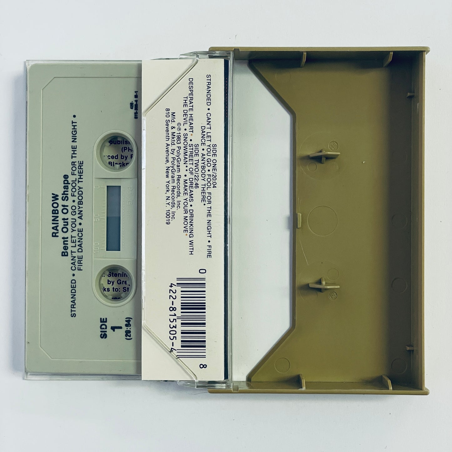 Rainbow – Bent Out Of Shape original cassette tape (used)