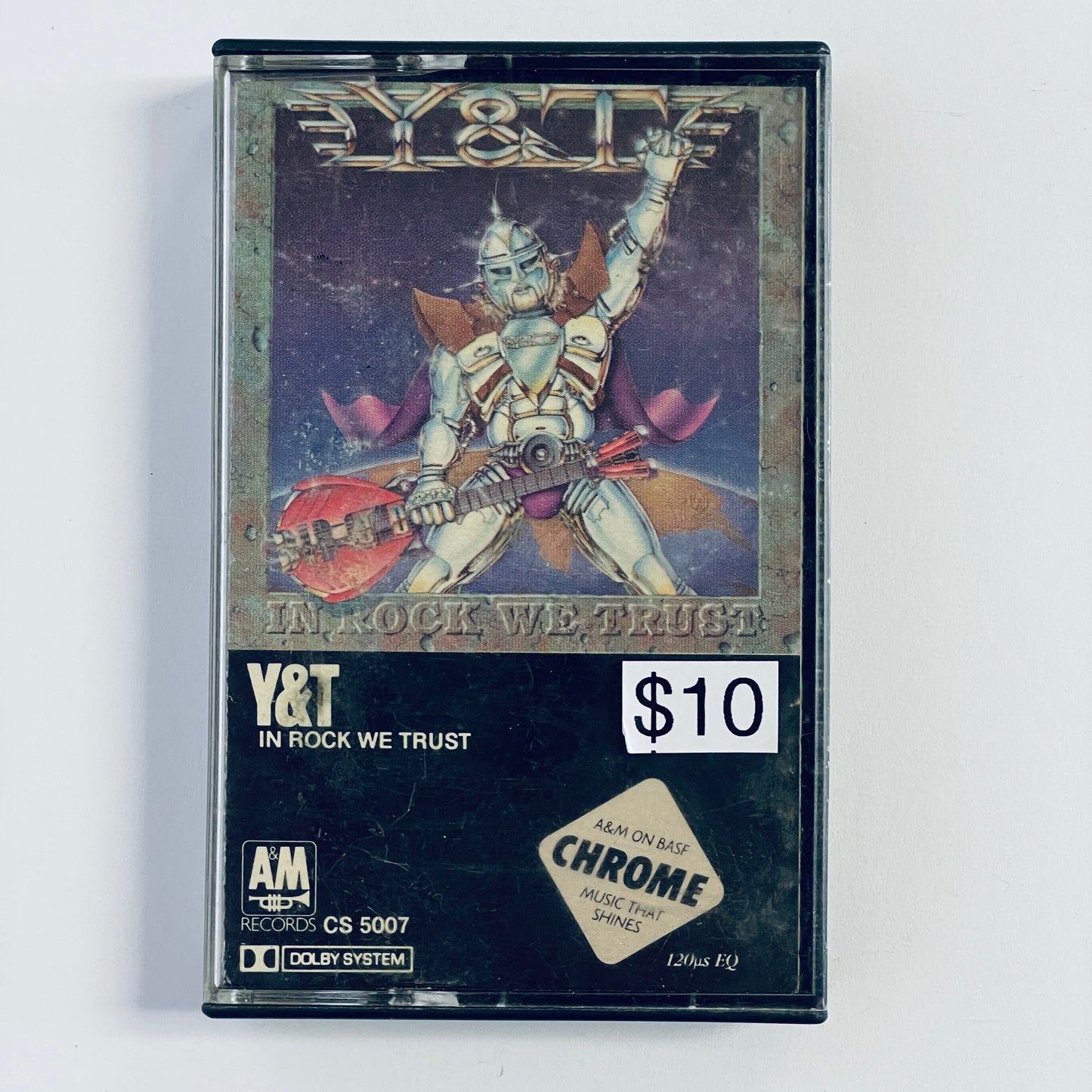 Y&T – In Rock We Trust original cassette tape (used)