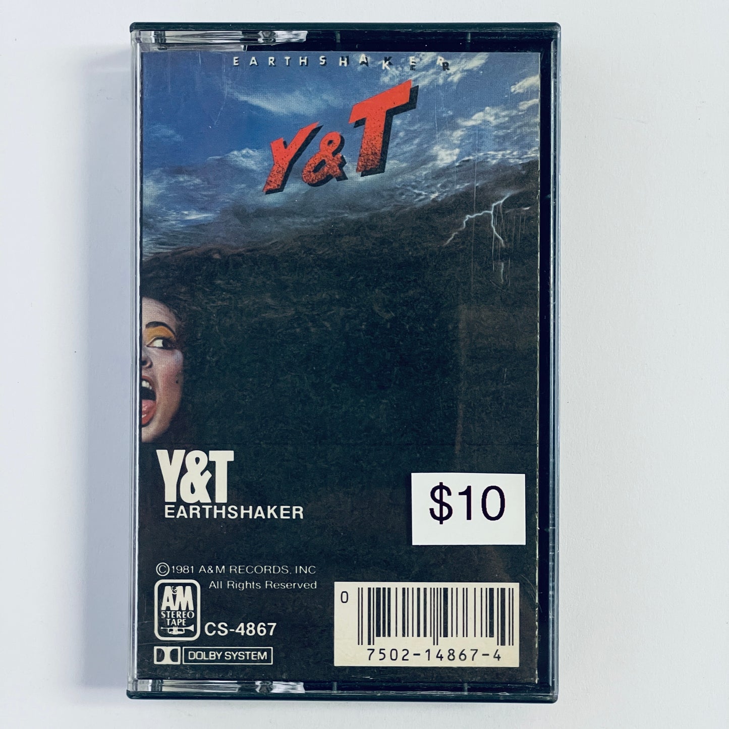 Y&T – Earthshaker original cassette tape (used)