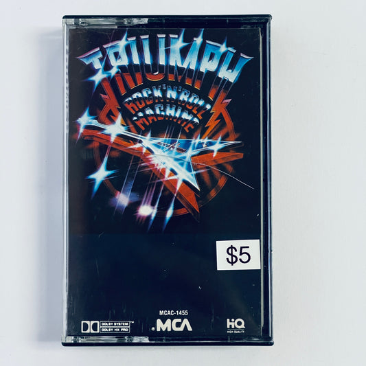 Triumph – Rock & Roll Machine cassette tape (used)