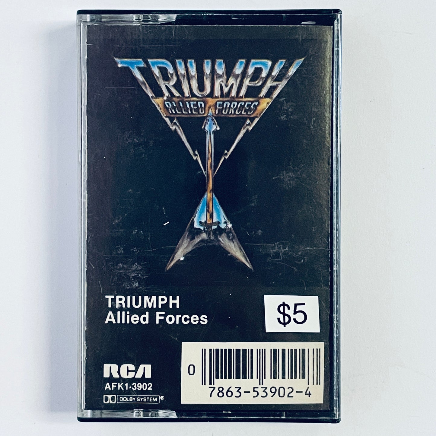 Triumph – Allied Forces cassette tape (used)