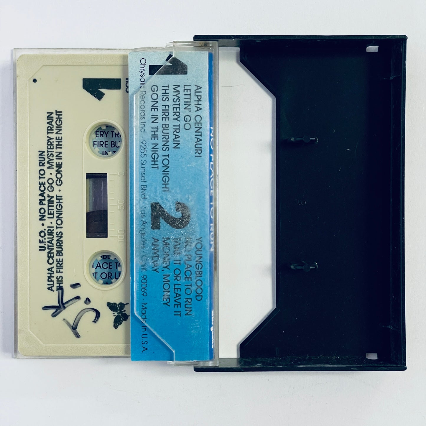 UFO - No Place to Run cassette tape (used)