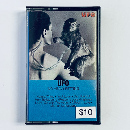 UFO - No Heavy Petting cassette tape (used)