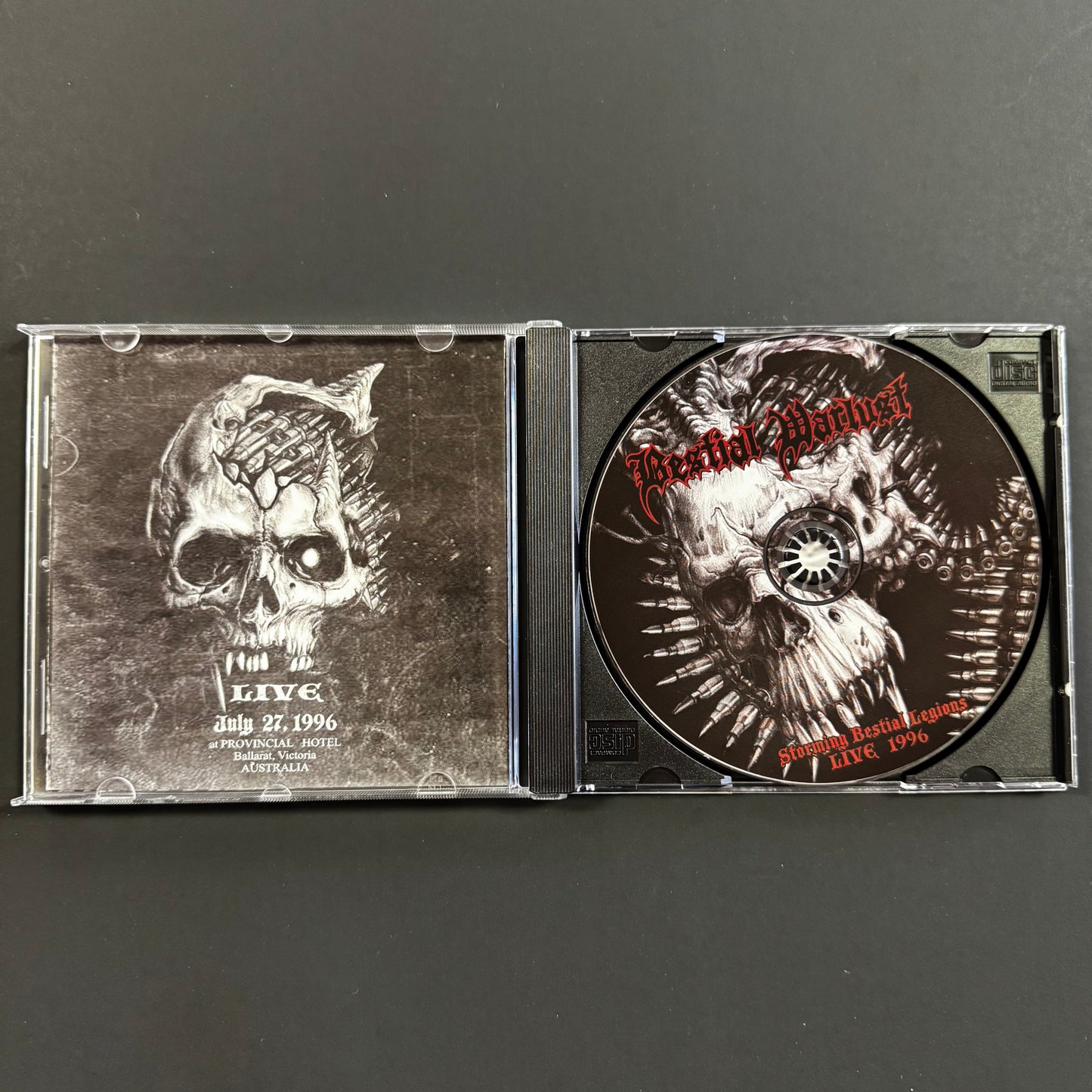 Bestial Warlust - Storming Bestial Legions (Live 1996) CD (used)