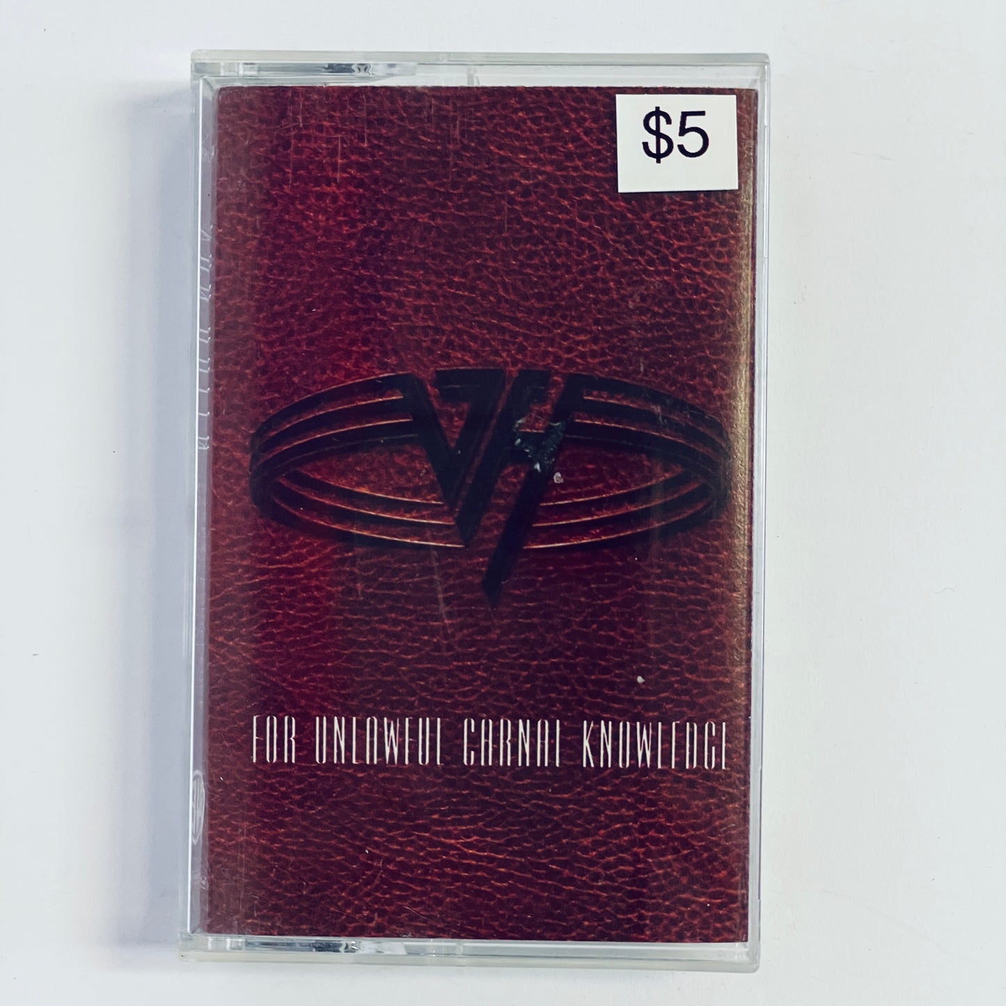 Van Halen – For Unlawful Carnal Knowledge cassette tape (used)