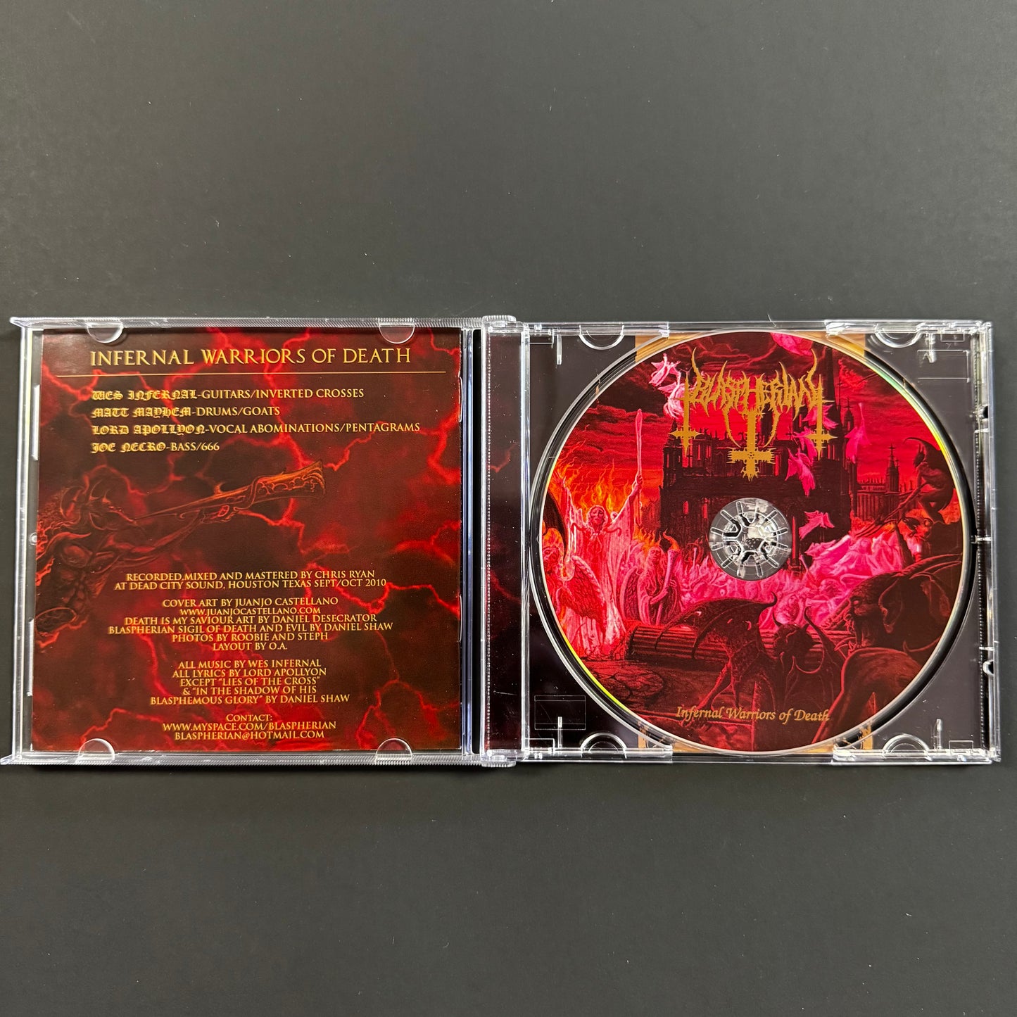 Blaspherian - Infernal Warriors of Death CD (used)