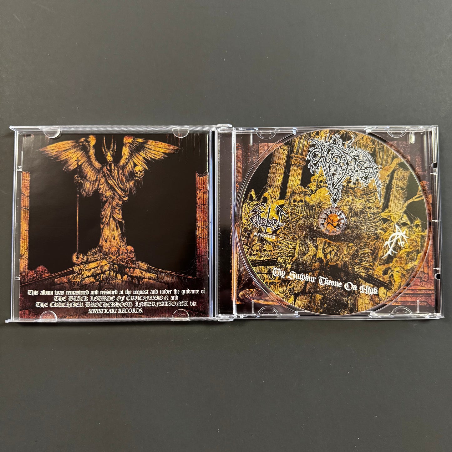 Crucifier - Thy Sulphur Throne On High CD (used)