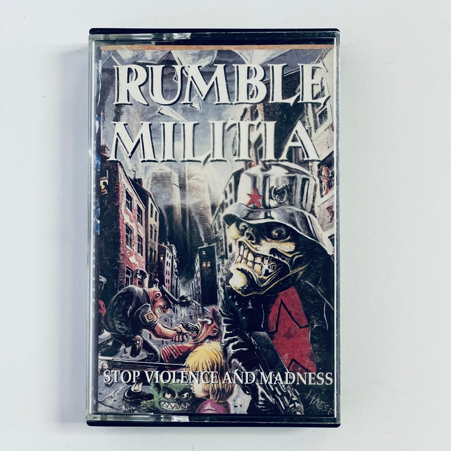 Rumble Militia – Stop Violence And Madness cassette tape (used)