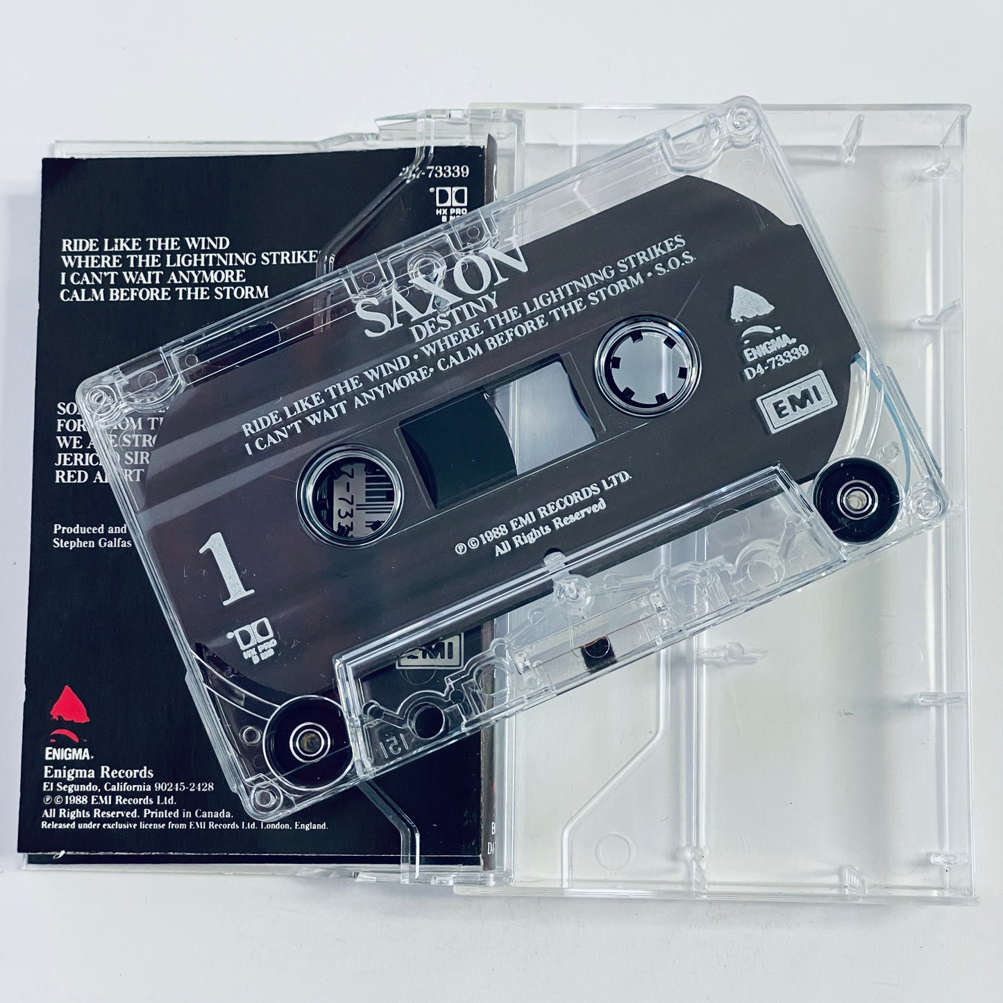 Saxon – Destiny cassette tape (used)