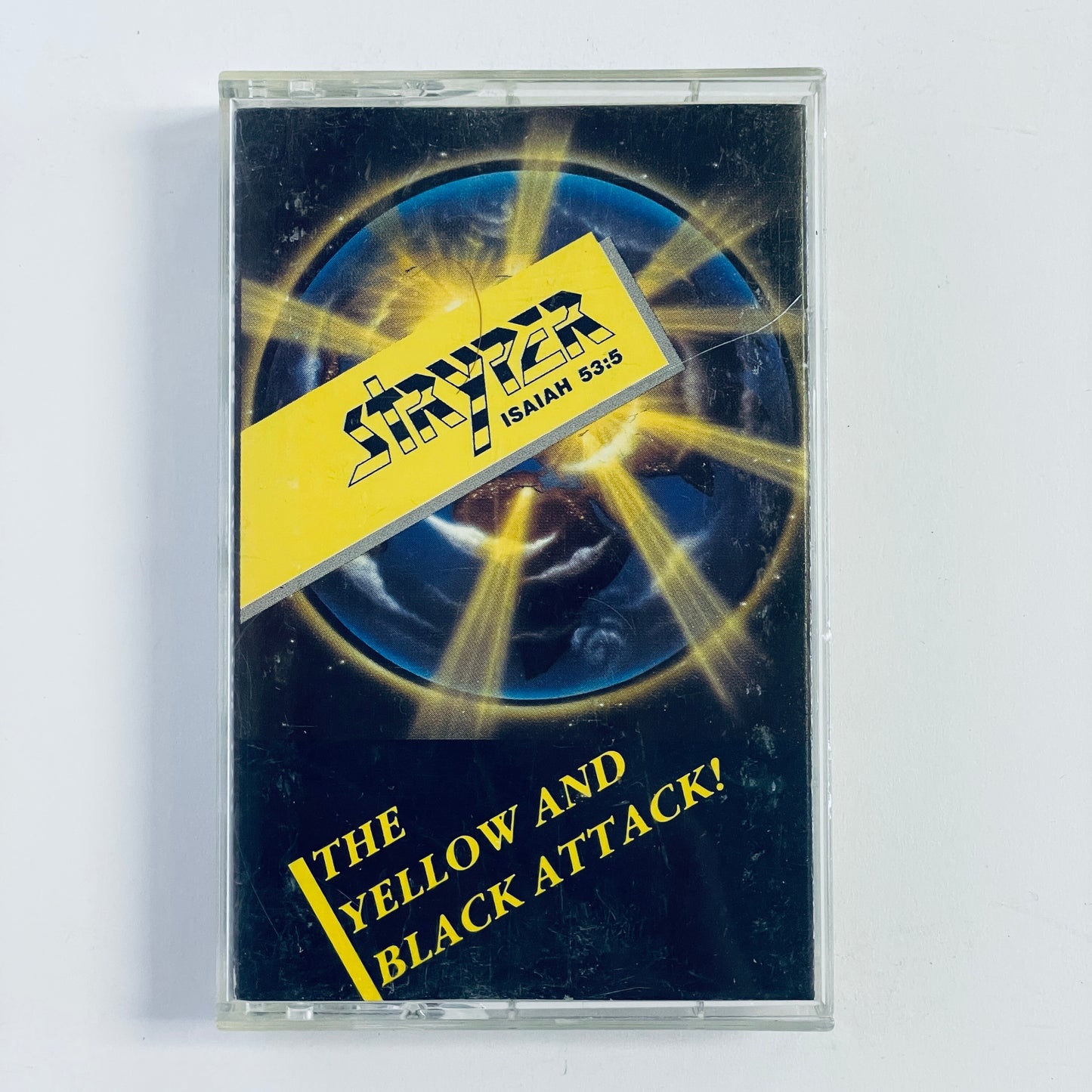 Stryper – The Yellow And Black Attack cassette tape (used)
