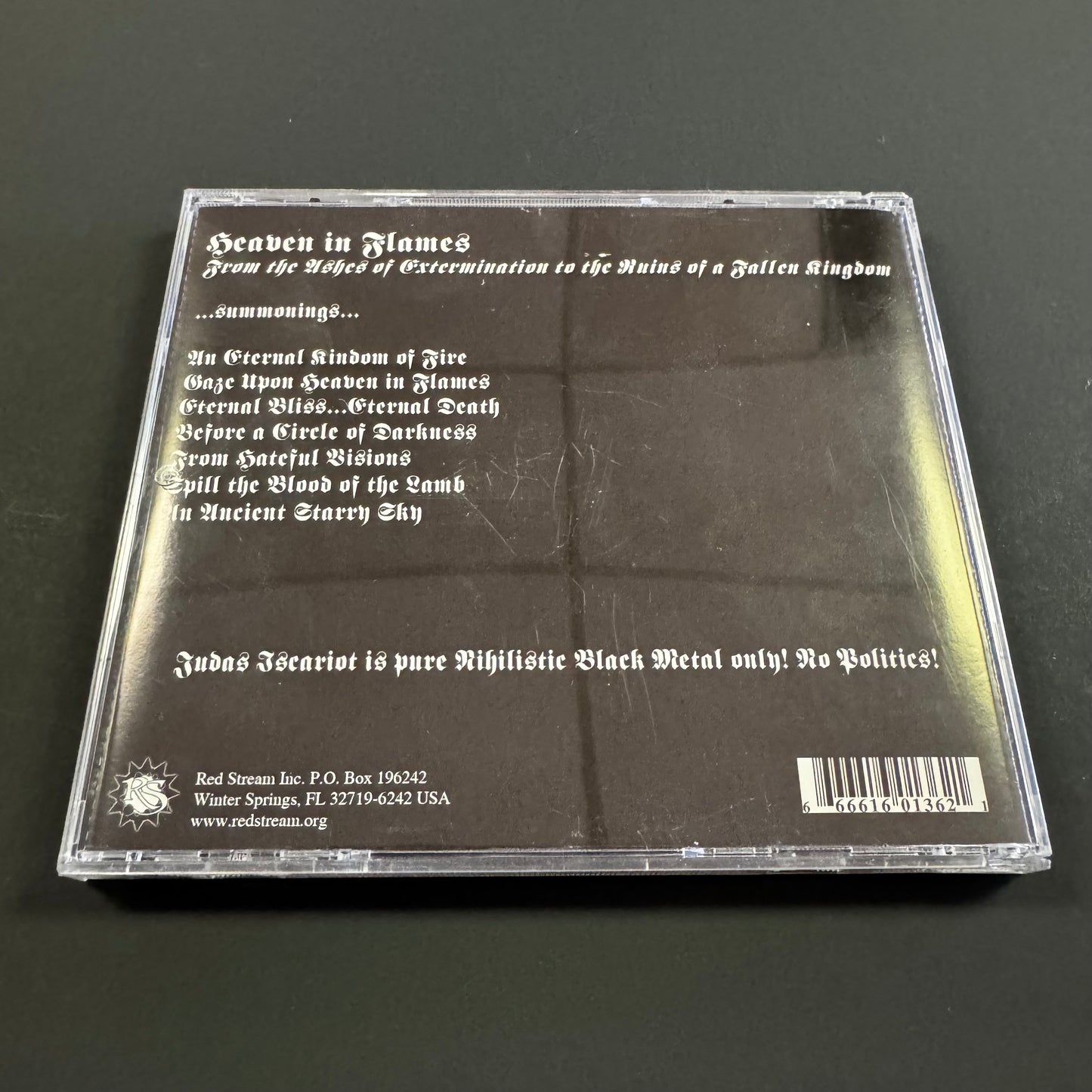 Judas Iscariot - Heaven in Flames CD (used)