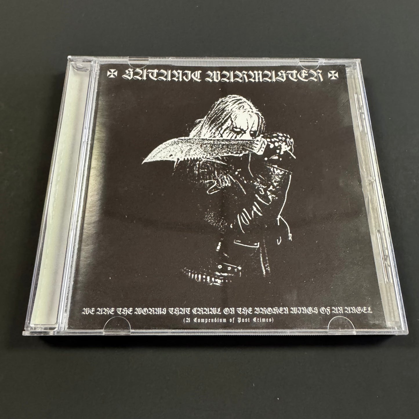 Satanic Warmaster - We Are the Worms That Crawl on the Broken Wings of an Angel (A Compendium of Past Crimes) original CD (used)