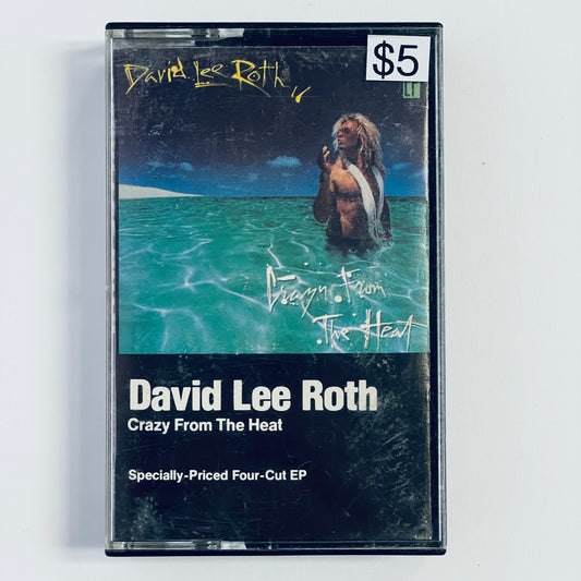 David Lee Roth – Crazy From The Heat cassette tape (used)