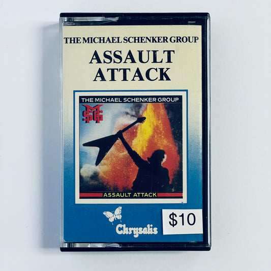 The Michael Schenker Group - Assault Attack cassette tape (used)