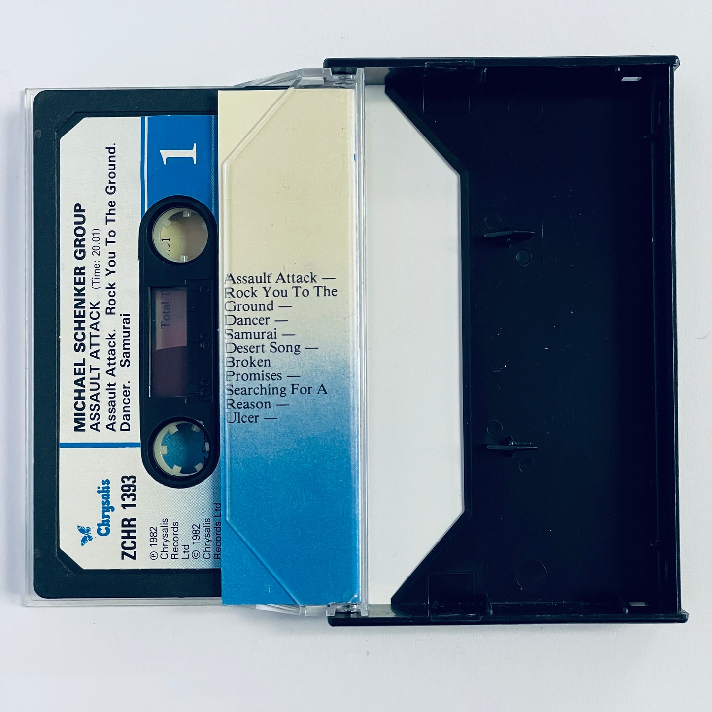 The Michael Schenker Group - Assault Attack cassette tape (used)