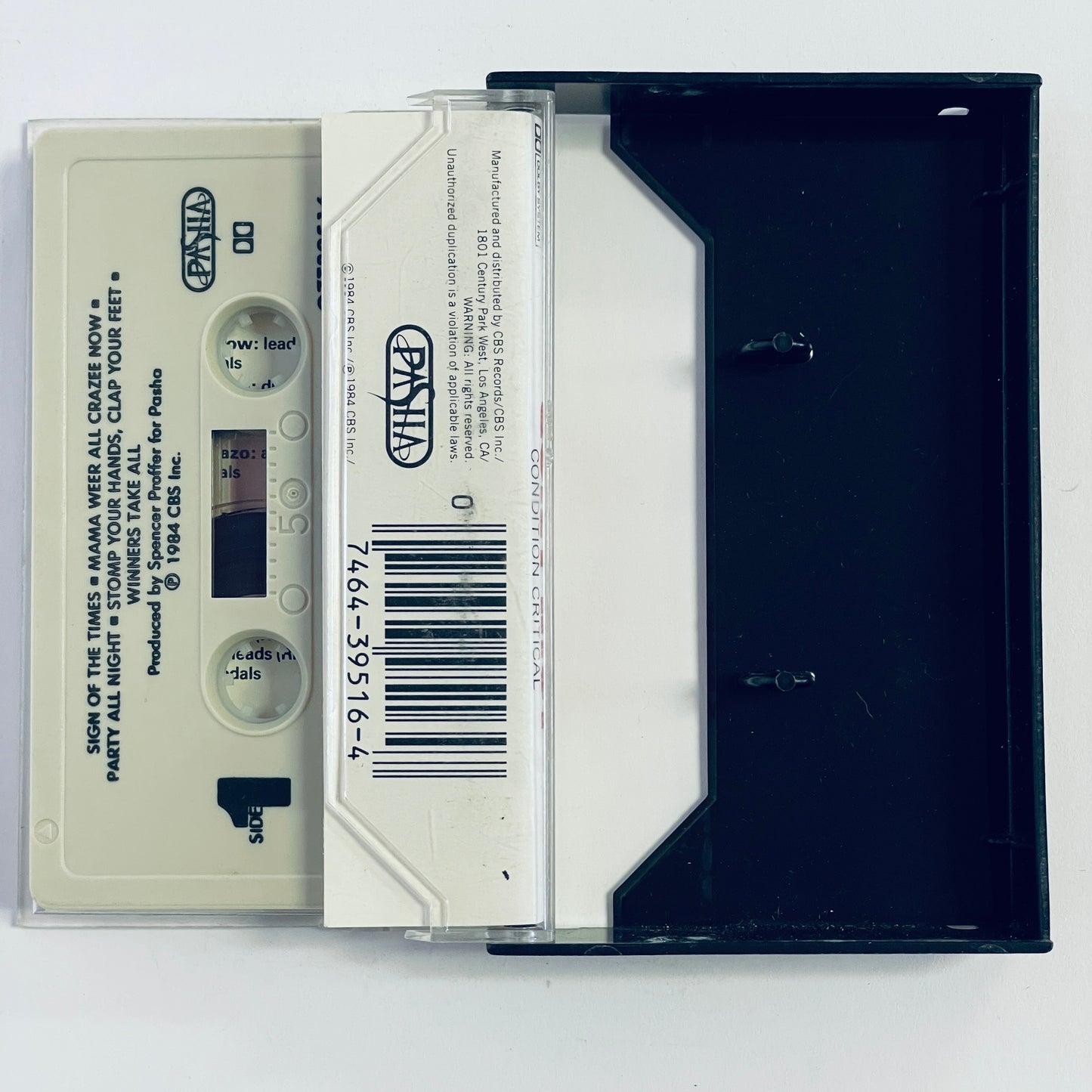 Quiet Riot – Condition Critical cassette tape (used)