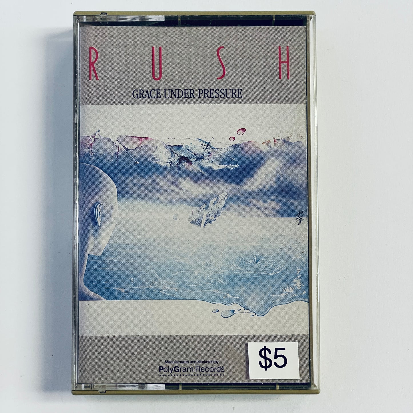 Rush – Grace Under Pressure cassette tape (used)