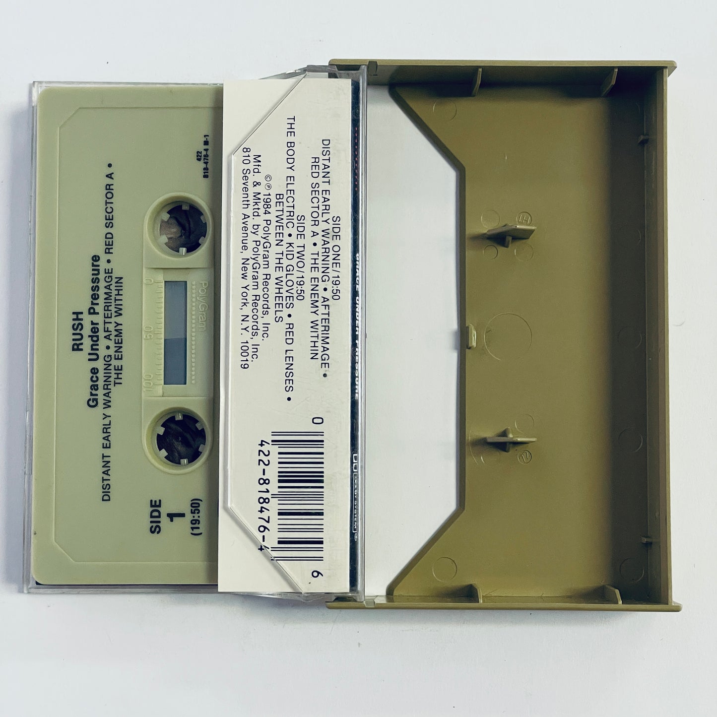 Rush – Grace Under Pressure cassette tape (used)