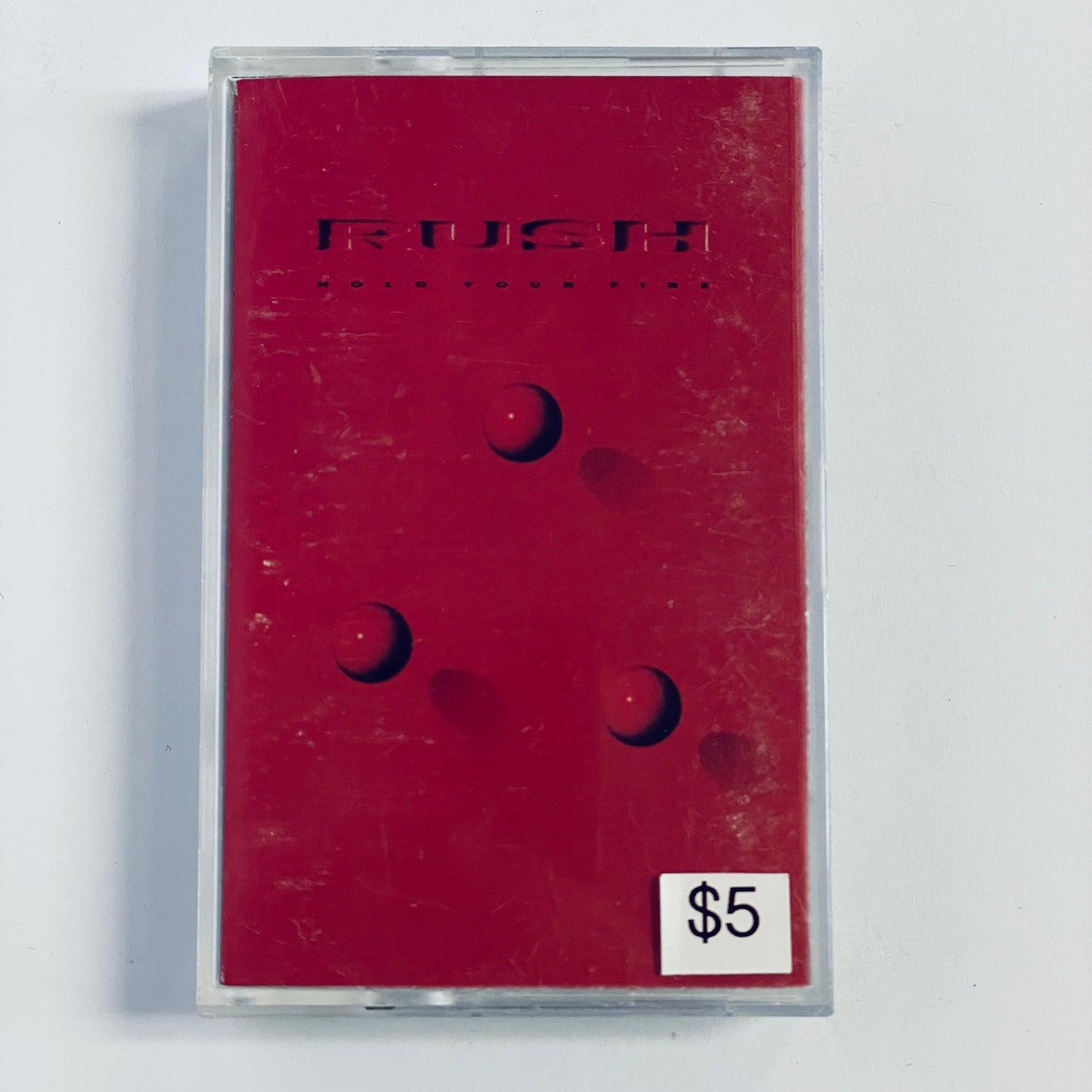 Rush – Hold Your Fire cassette tape (used)