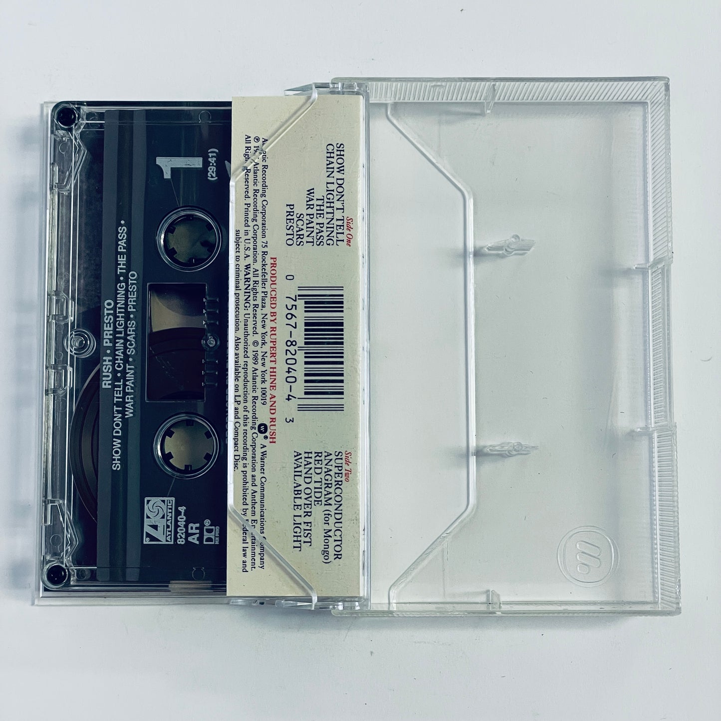 Rush – Presto cassette tape (used)