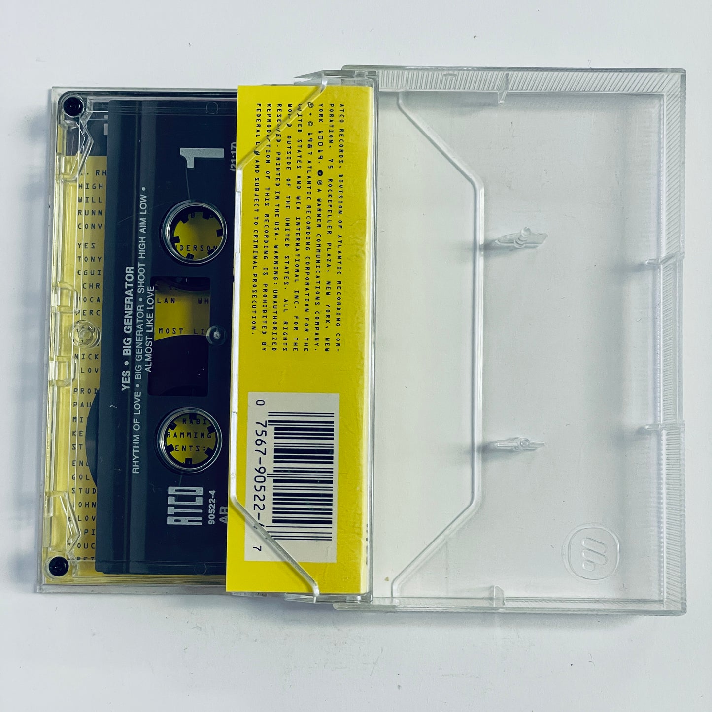 Yes – Big Generator cassette tape (used)