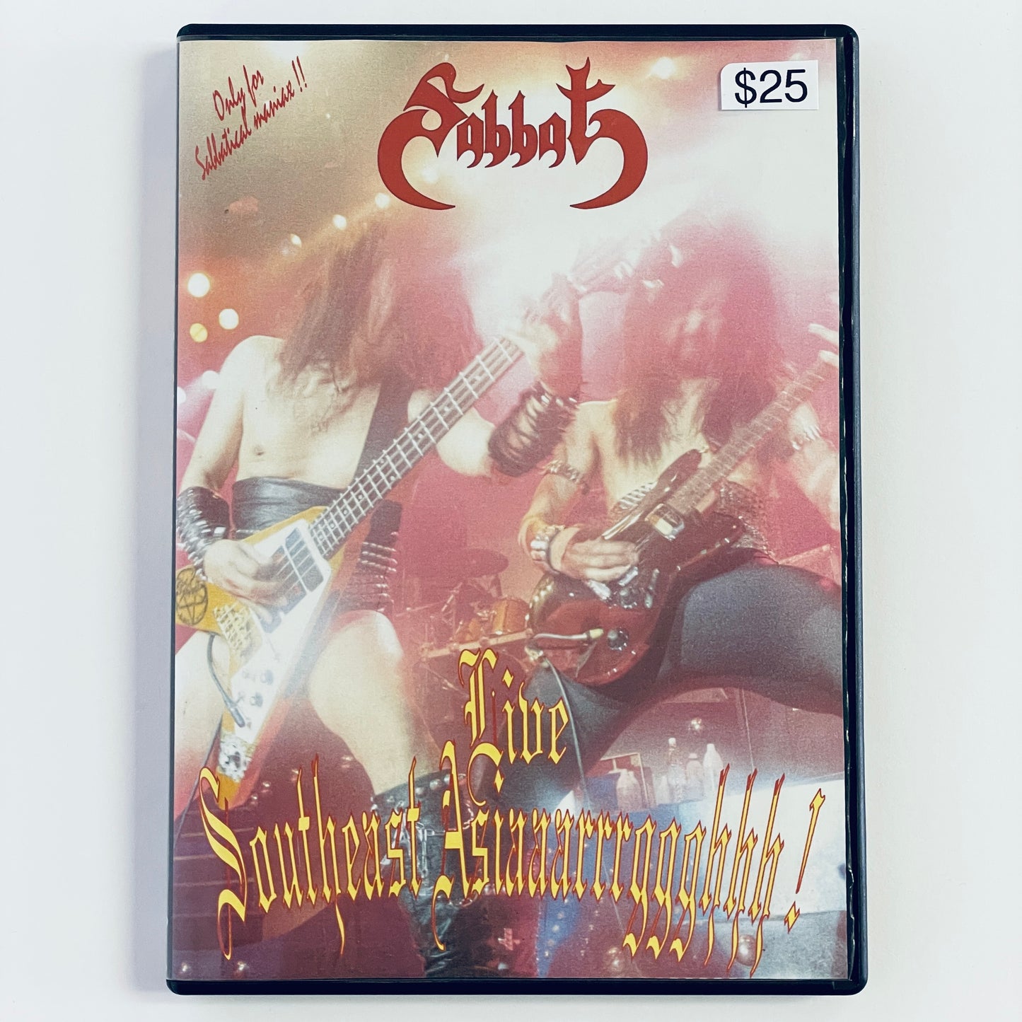 Sabbat – Live Southeast Asiaaarrrggghhh! DVD (used)