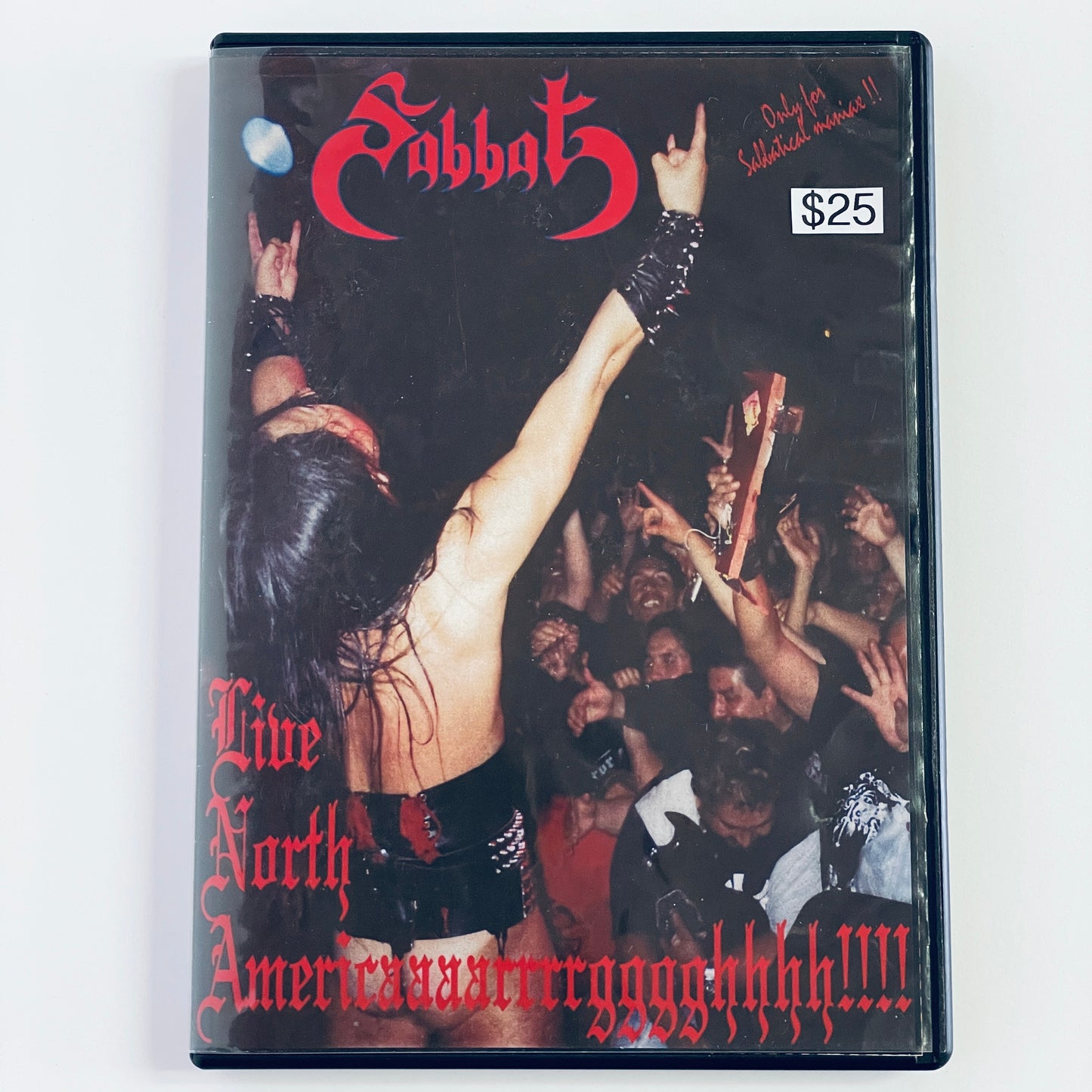 Sabbat – Live North Americaaaarrrrgggghhhh!!!! DVD (used)