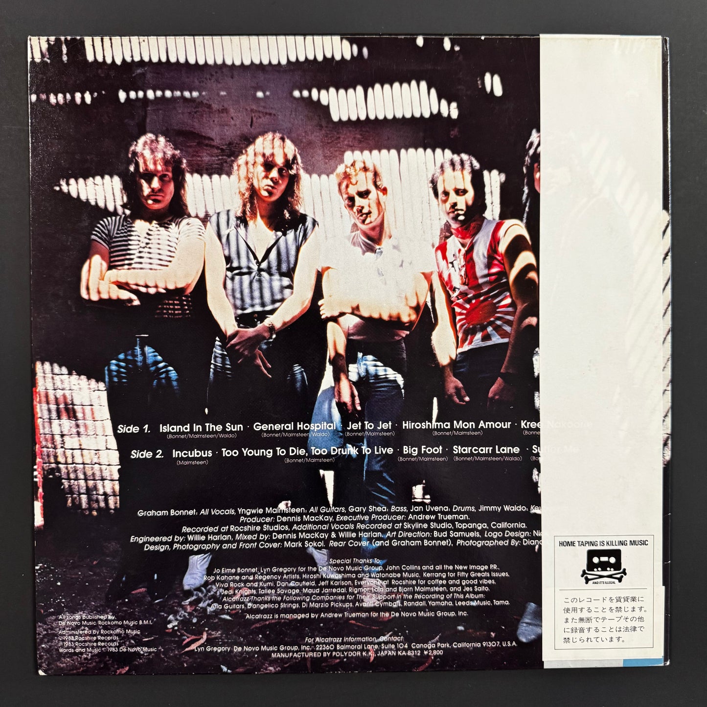 Alcatrazz - No Parole from Rock 'n' Roll original LP - Japanese pressing with obi (used)