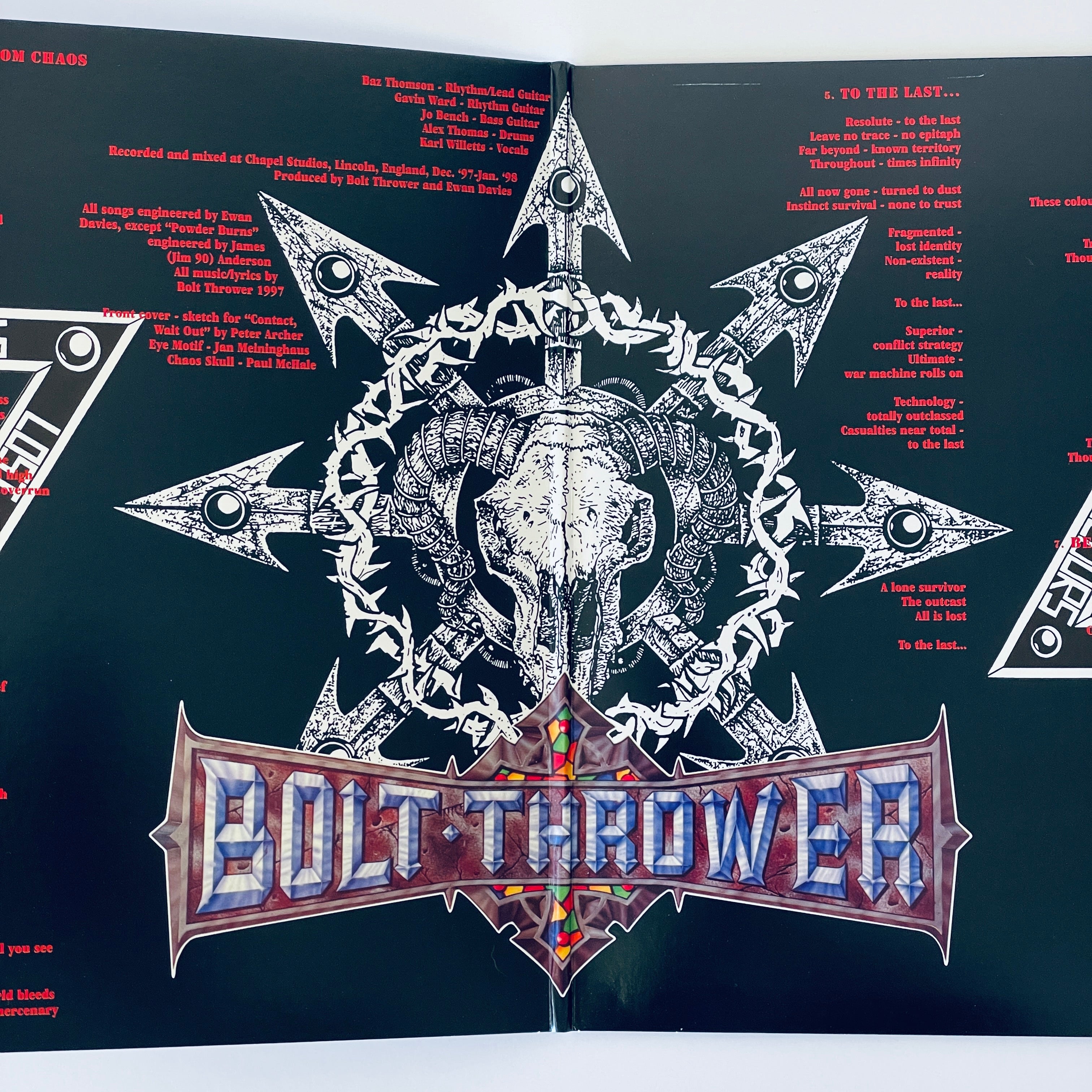 bolt thrower LP レア PRE-ORDER Bolt Thrower 
