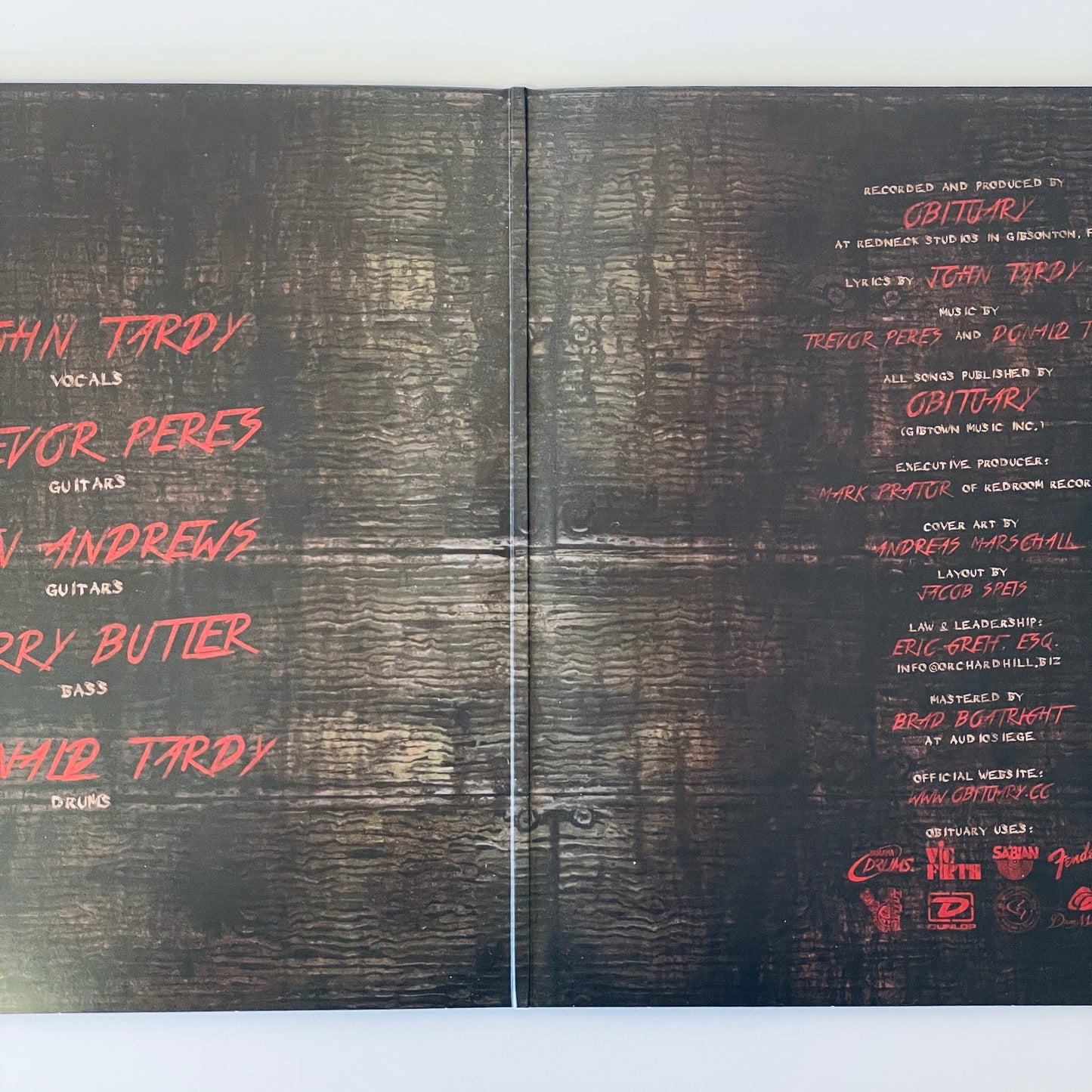 Obituary - Inked in Blood double LP (used)