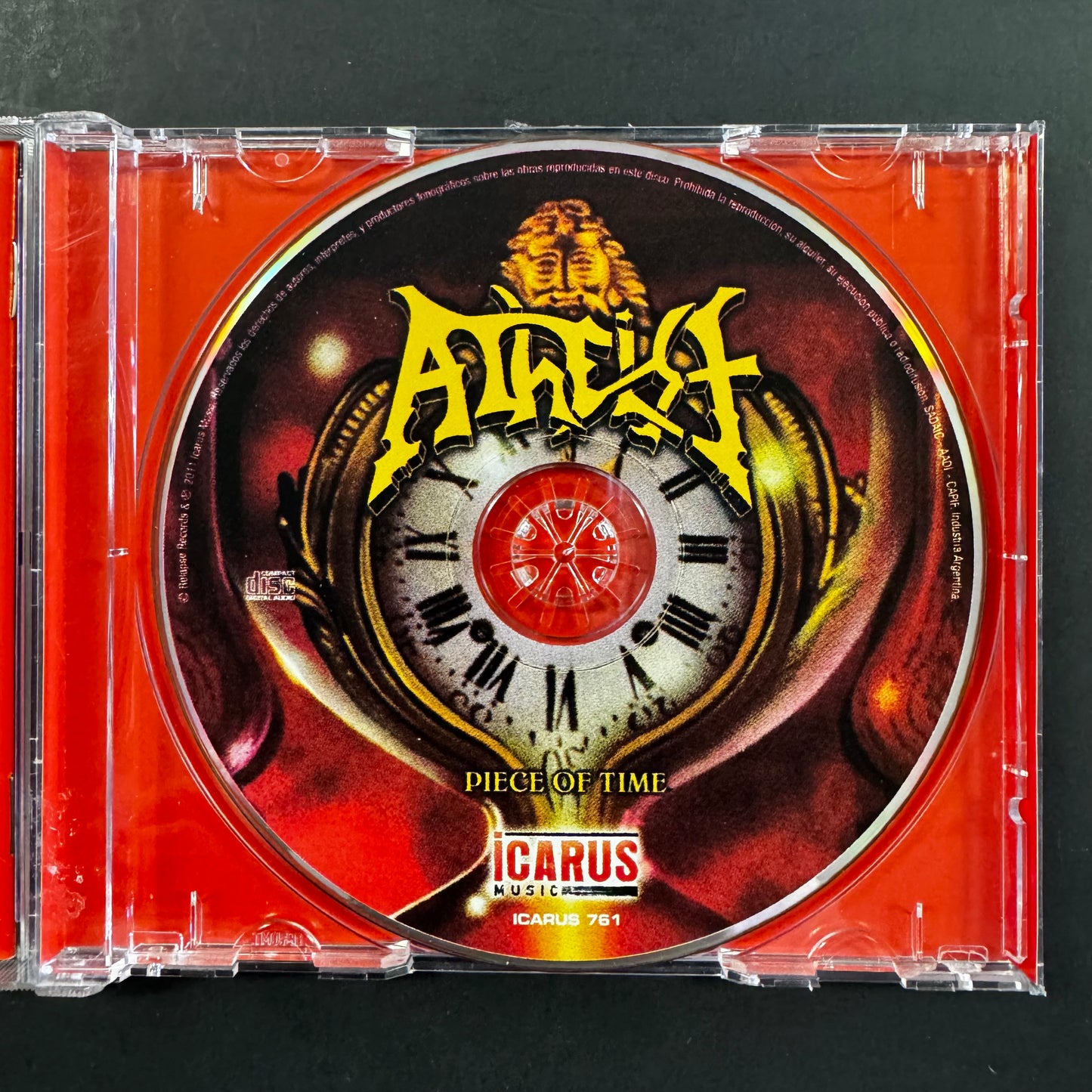 Atheist - Piece of Time CD - Argentinian pressing (used)