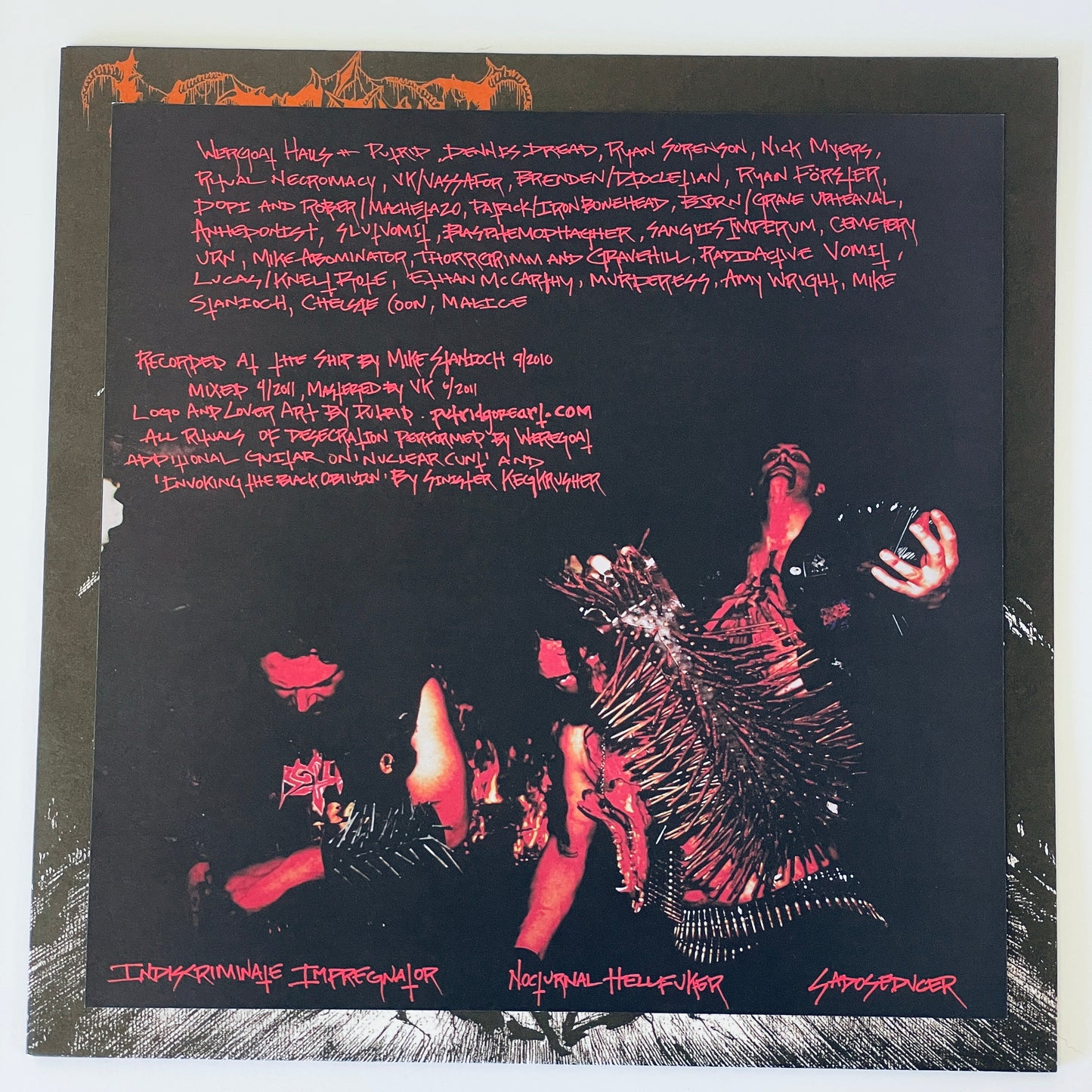 Weregoat – Unholy Exaltation Of Fullmoon Perversity LP (used)